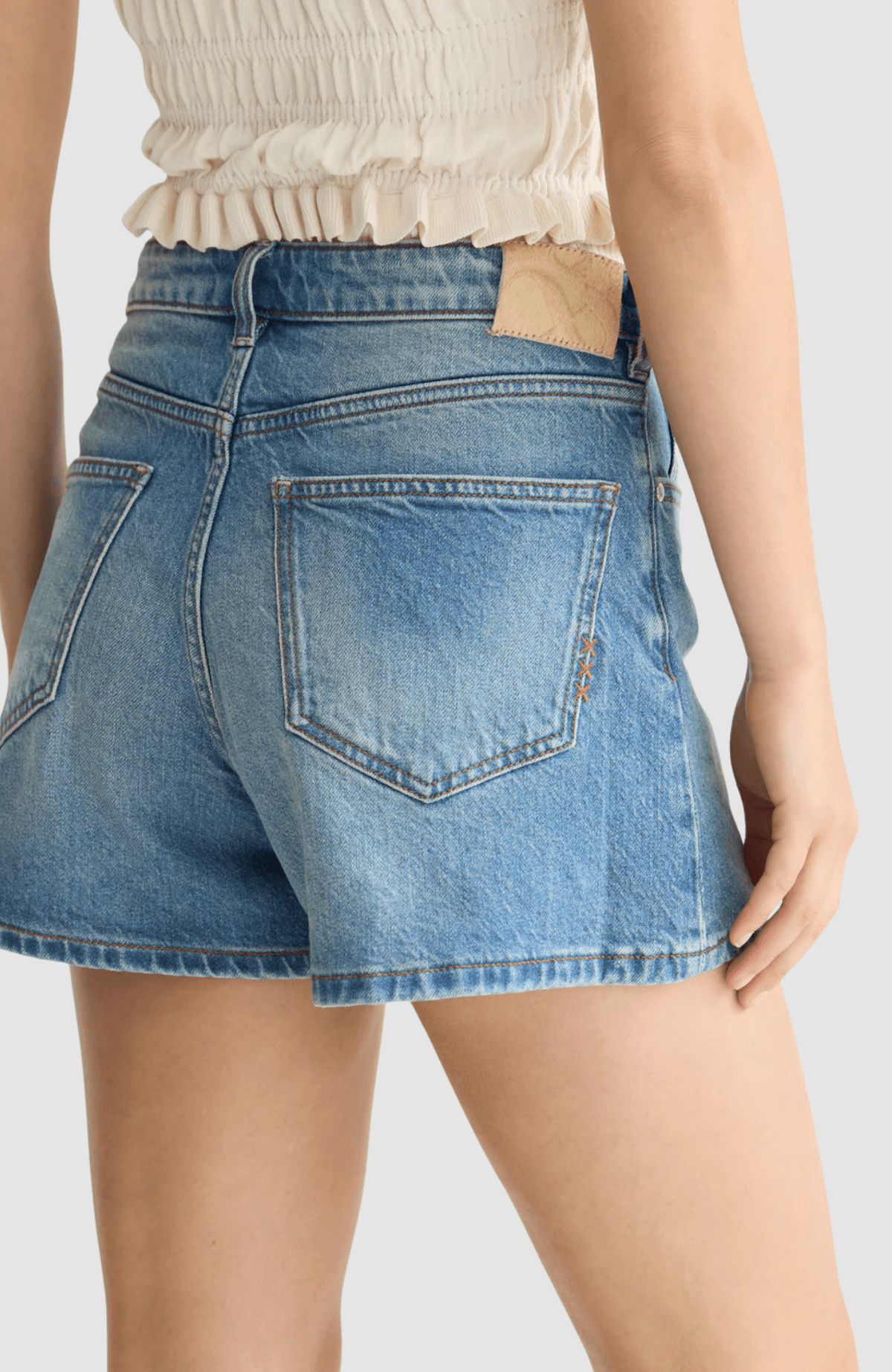 A Line denim short