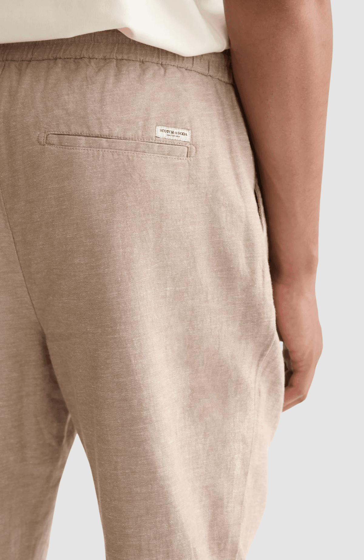 Seasonal core Warren cotton linen jogger