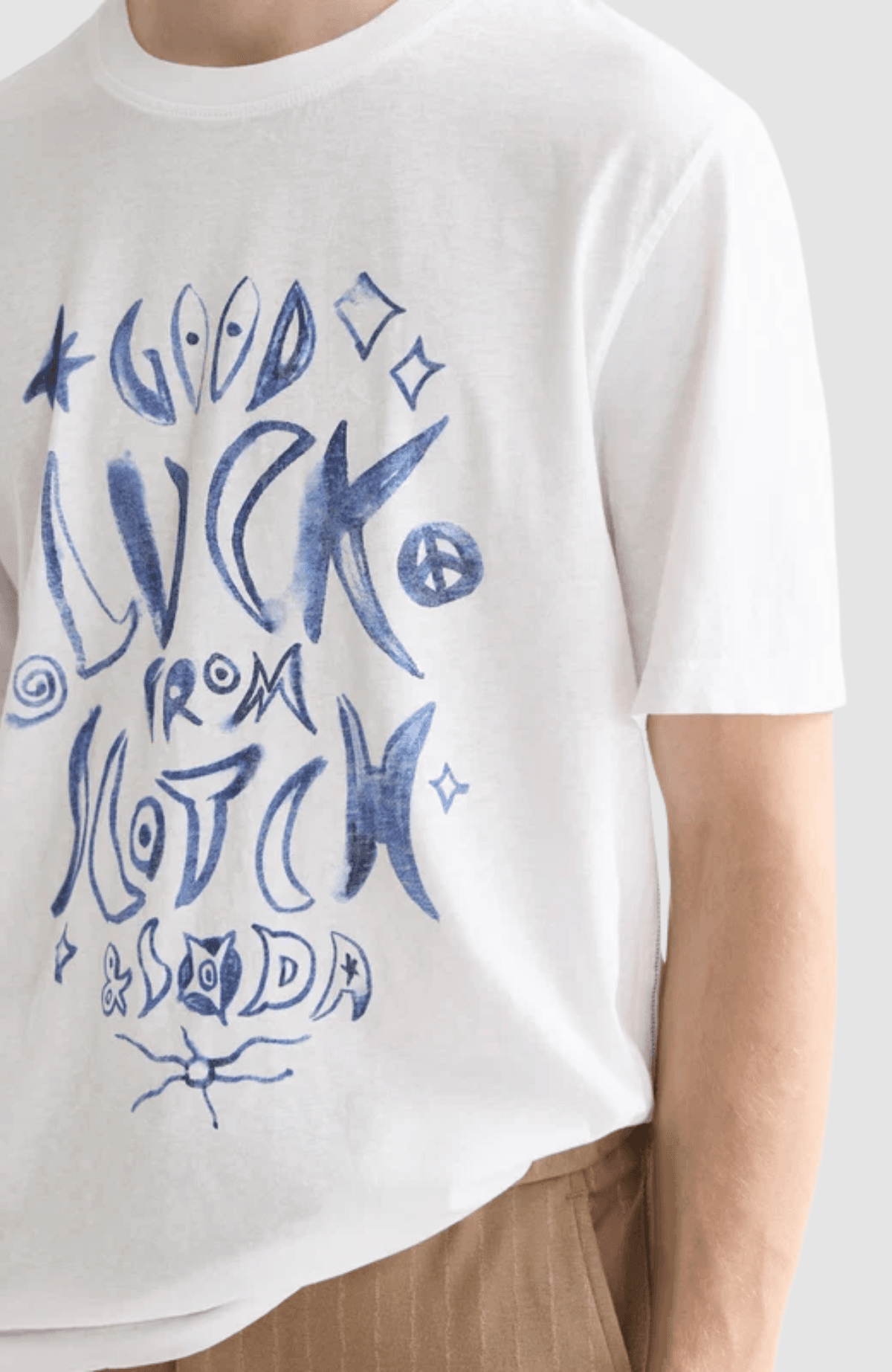 Washed graphic regular-fit T-shirt
