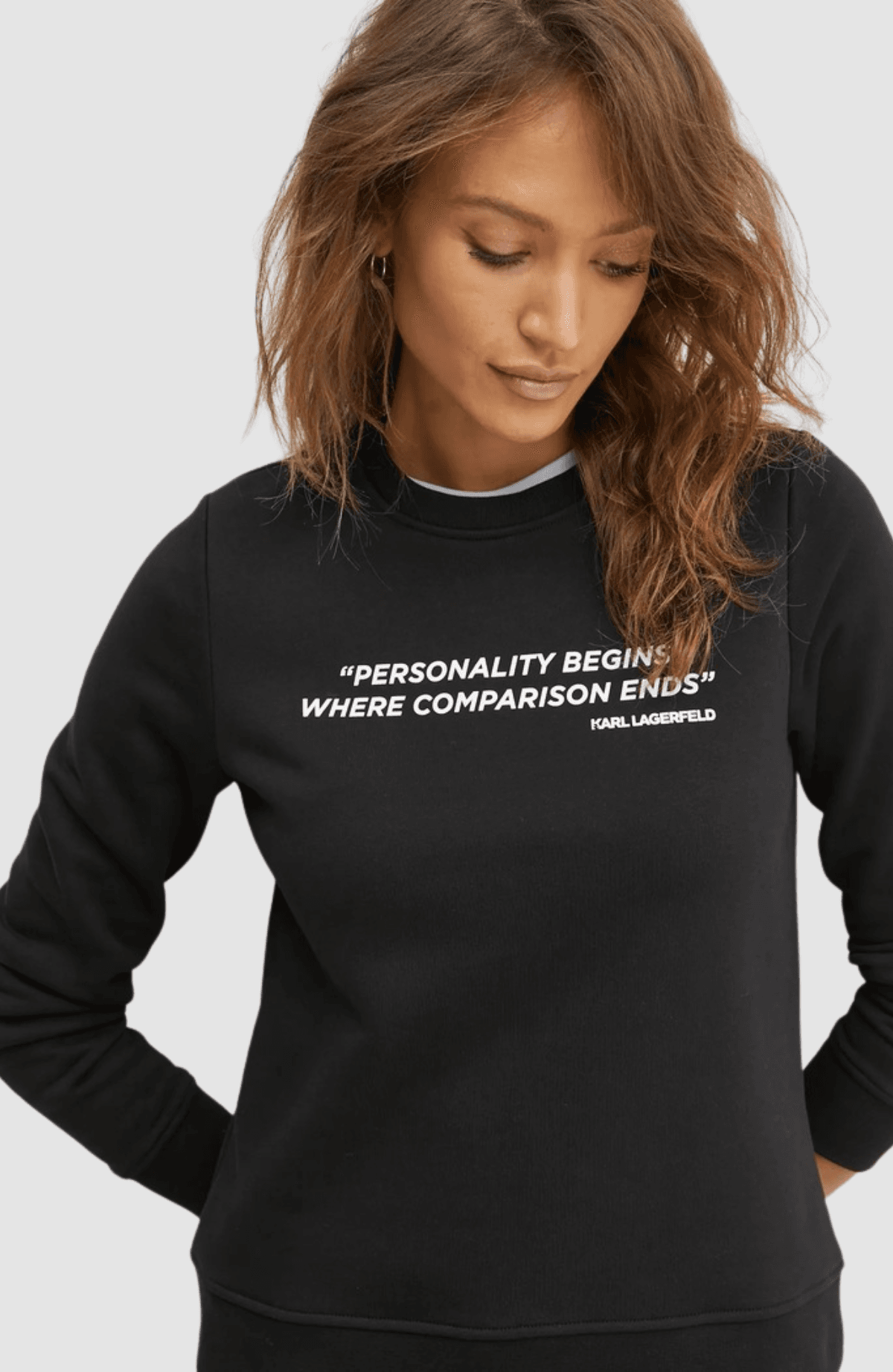 Karl Quote Sweatshirt