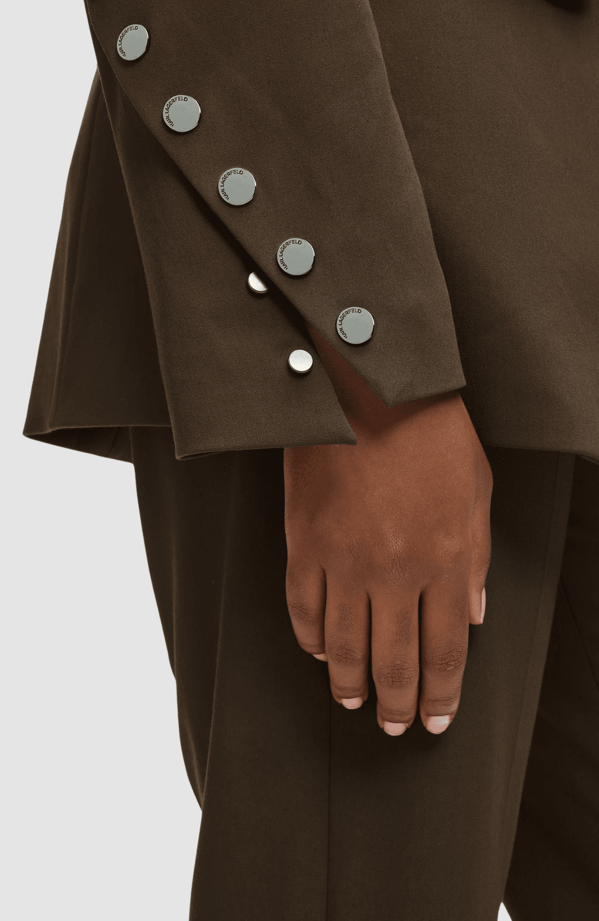 Snap Detail Fashion Blazer