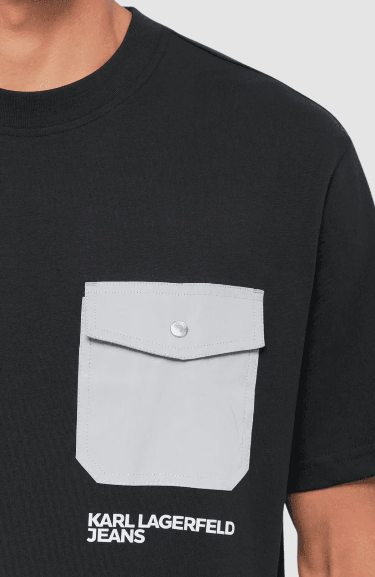 Klj Reg Mixed Material Tee