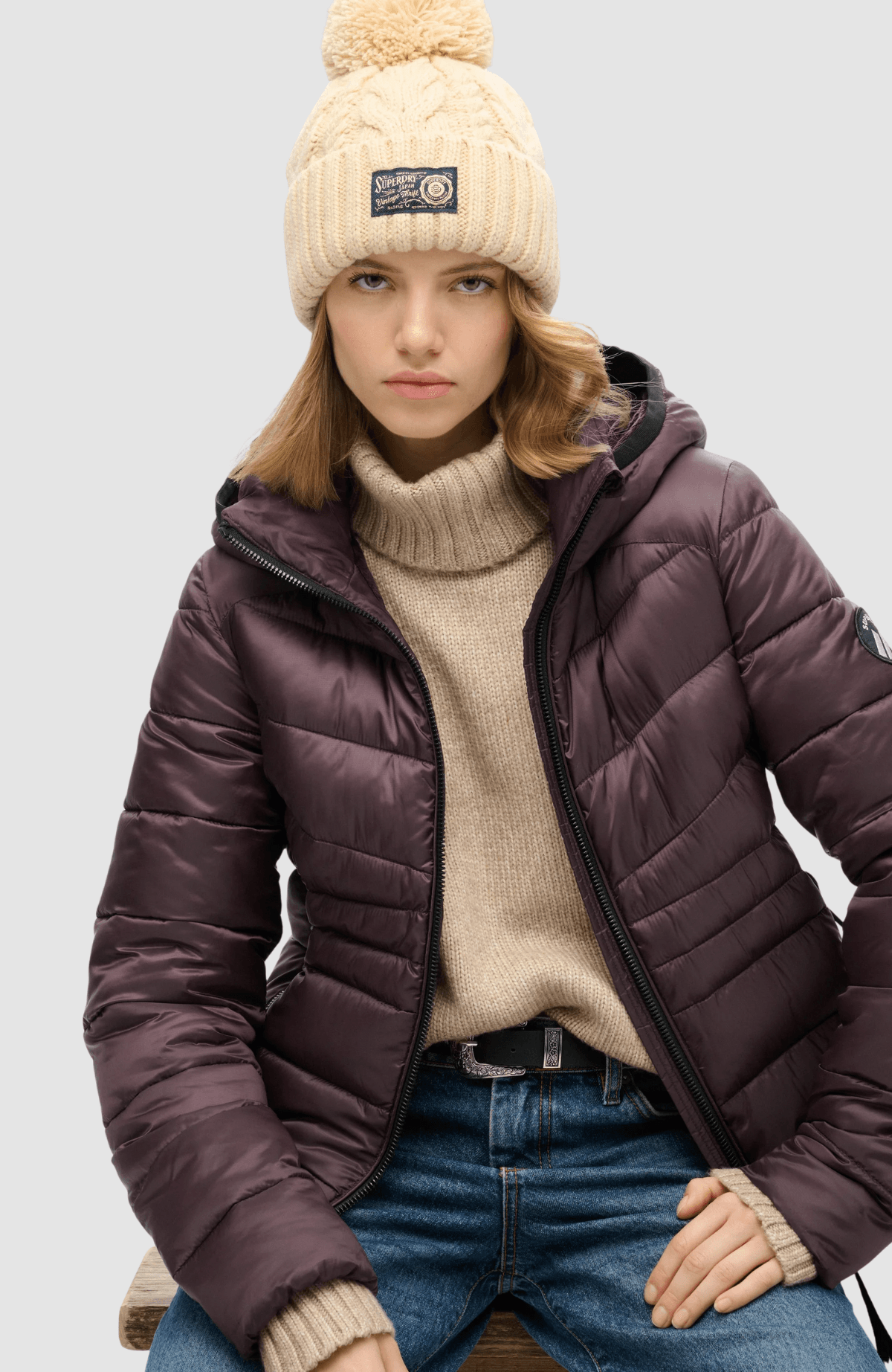 HOODED FUJI QUILT PADDED JKT