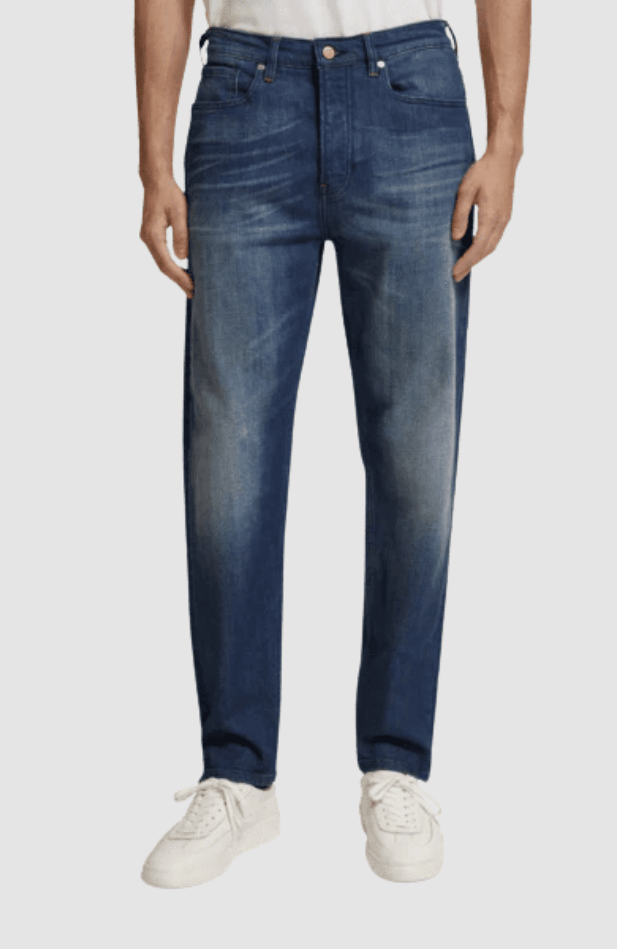 The Drop Regular Taper Jeans  Scenic Blauw