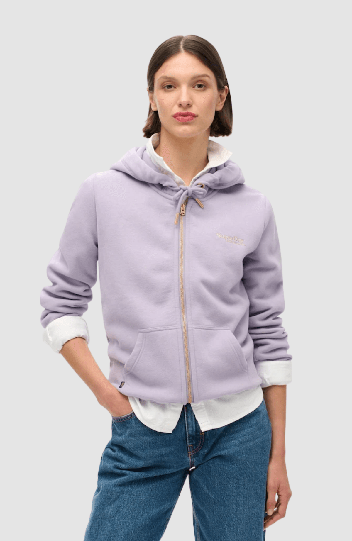 ESSENTIAL LOGO ZIP HOODIE