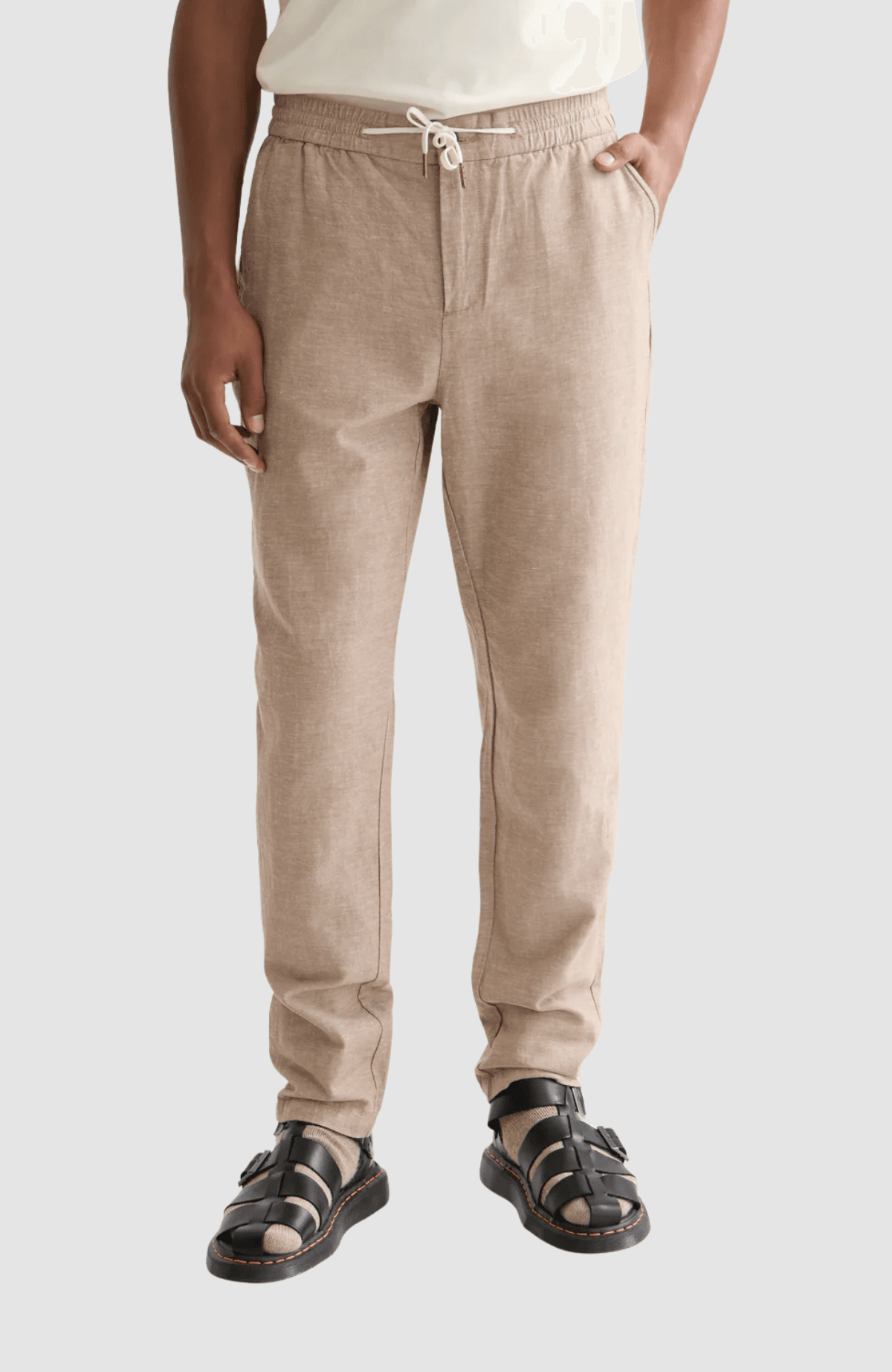 Seasonal core Warren cotton linen jogger