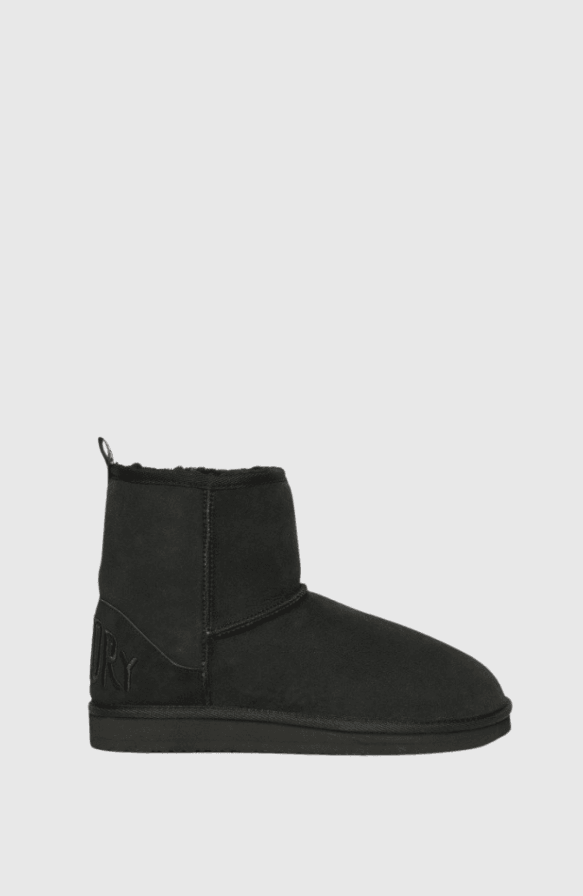 Suede Sherpa Ankle Boot
