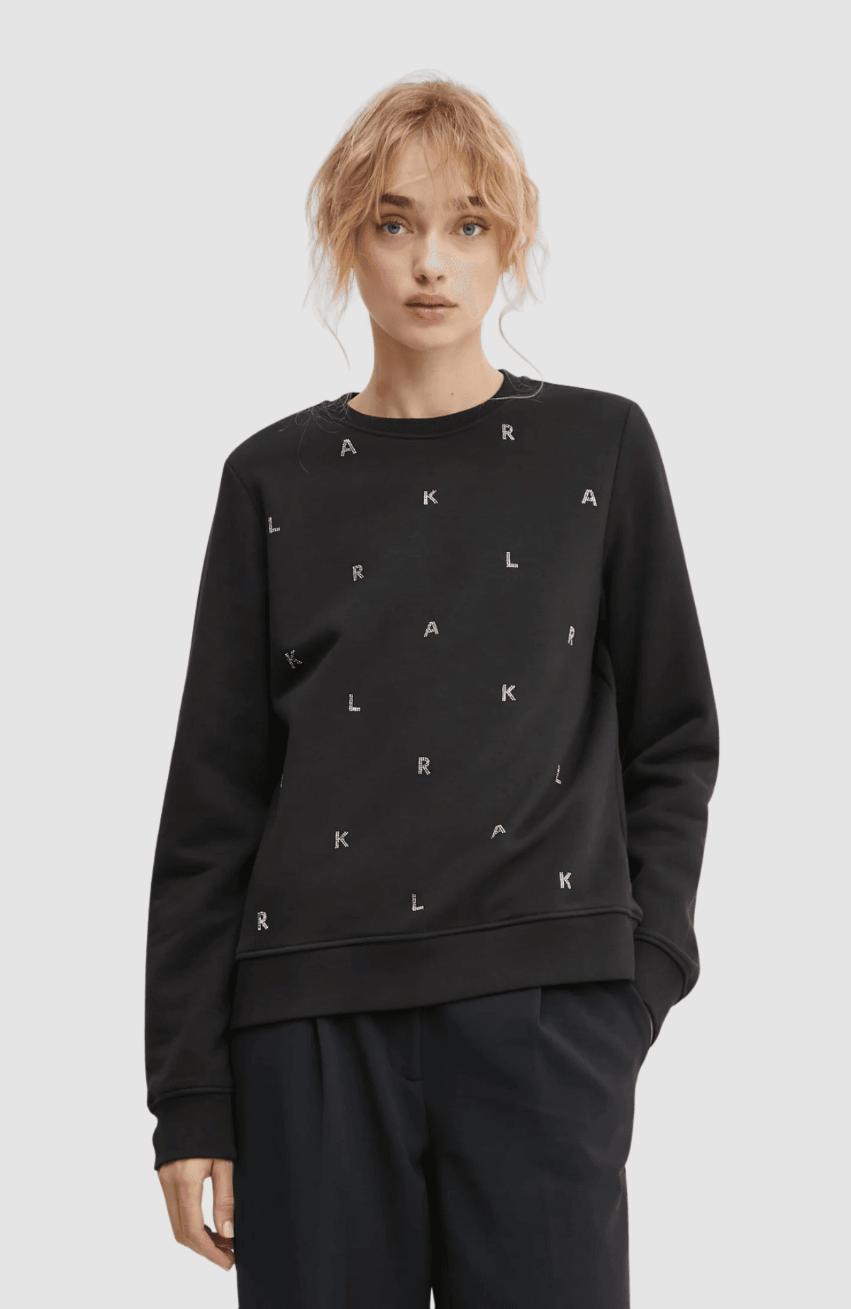 Rhinestone Karl Sweatshirt