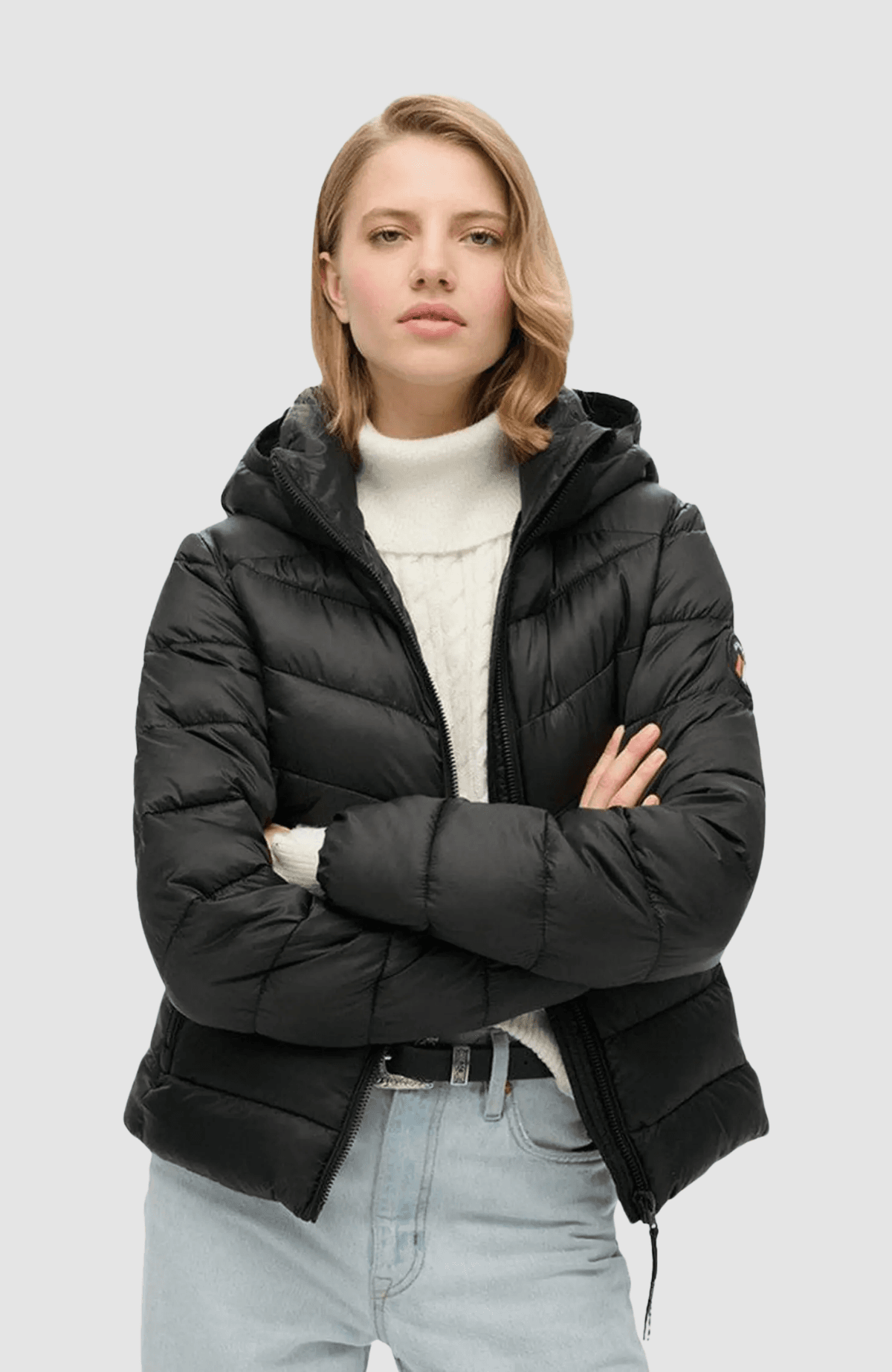 HOODED FUJI QUILT PADDED JKT