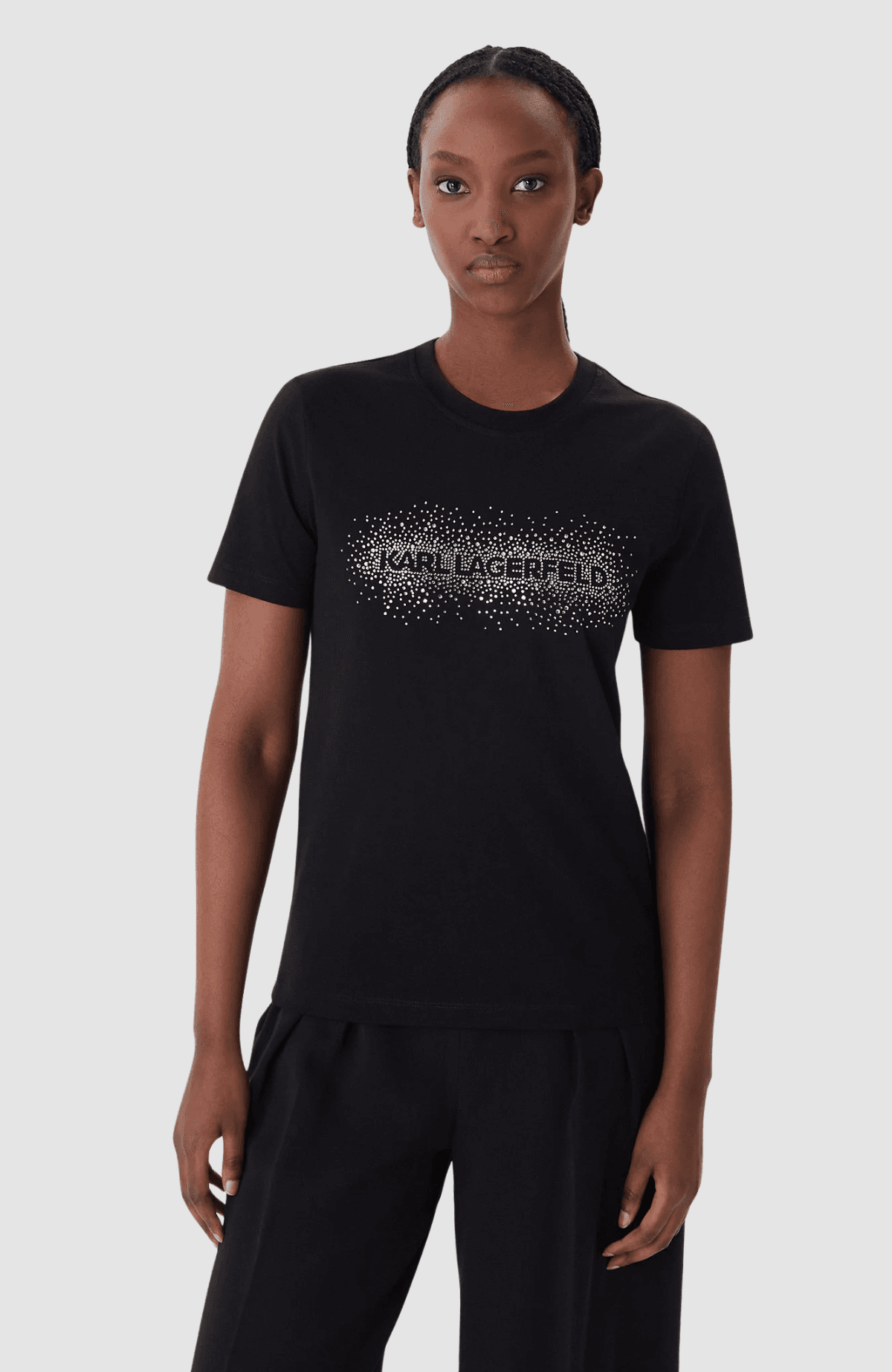 Logo Rhinestone T-Shirt