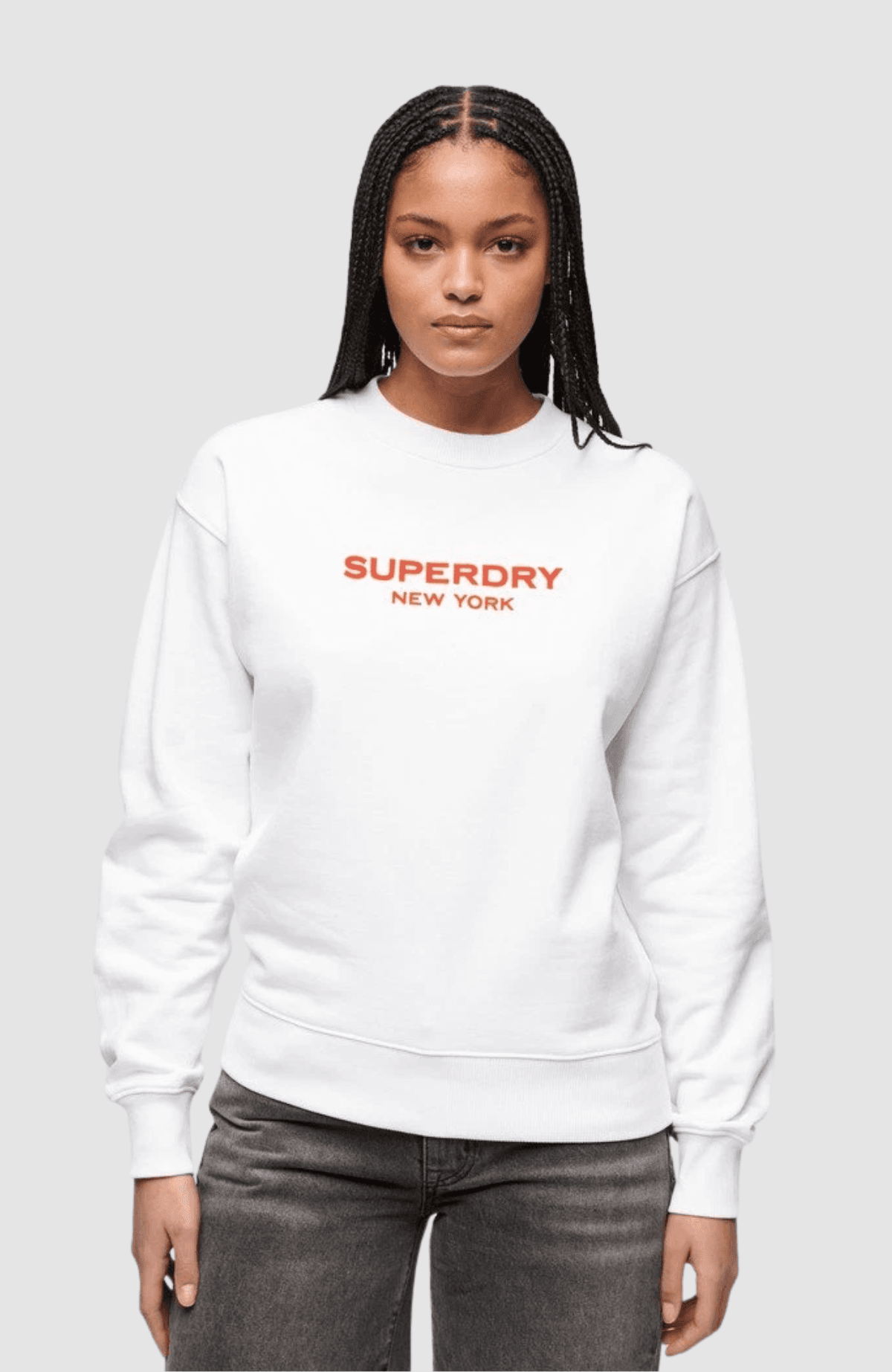 SPORT LUXE LOOSE CREW SWEAT