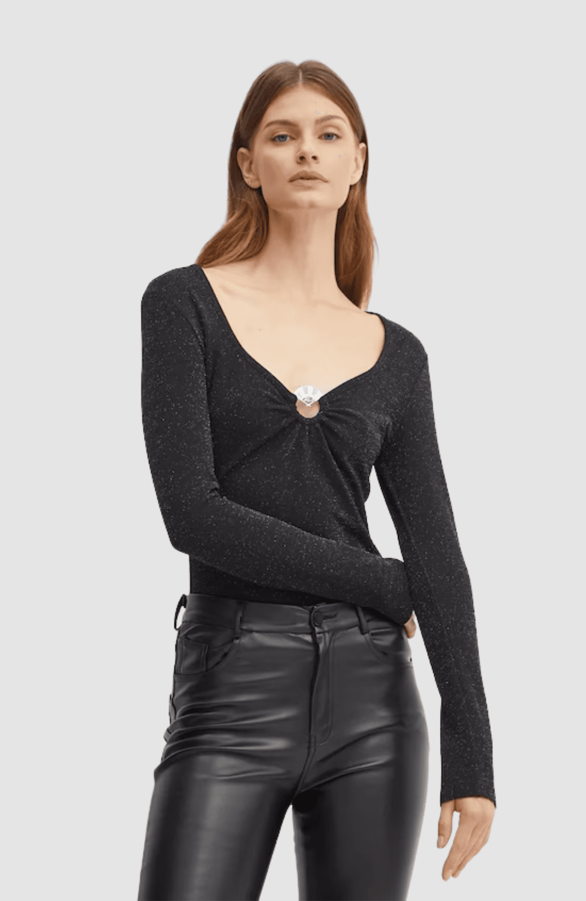 Fan Lurex Lslv Top