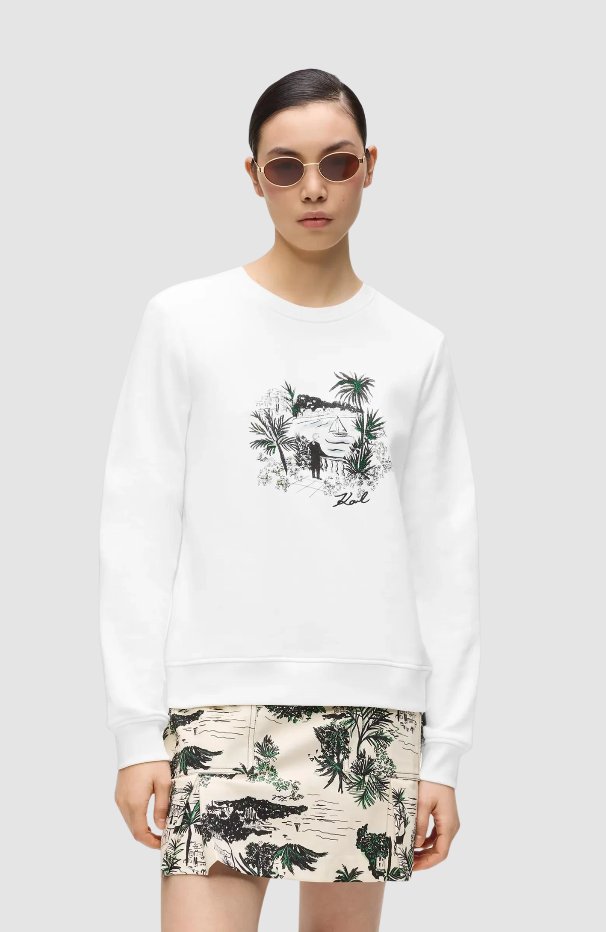 Villa Print Sweatshirt