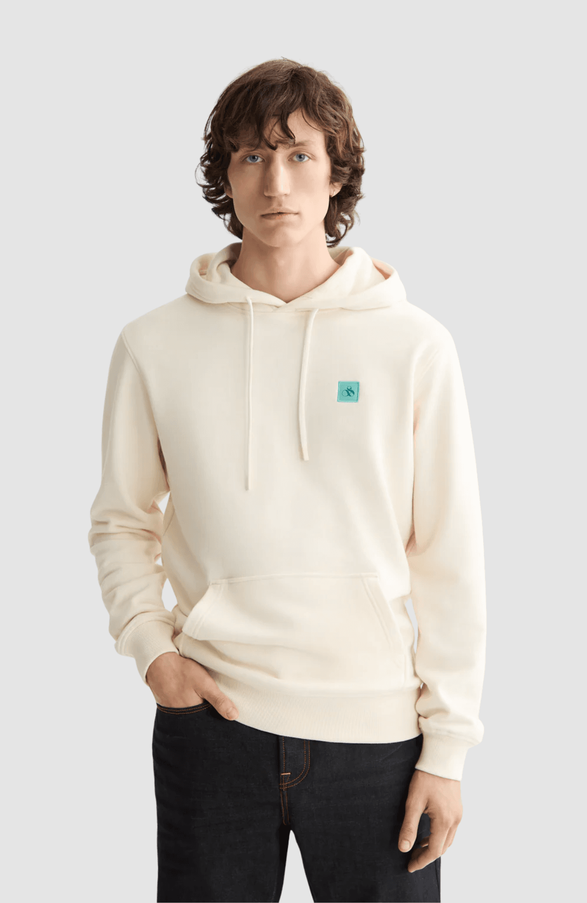Seasonal Core - Regular-Fit Logo Badge Hoodie
