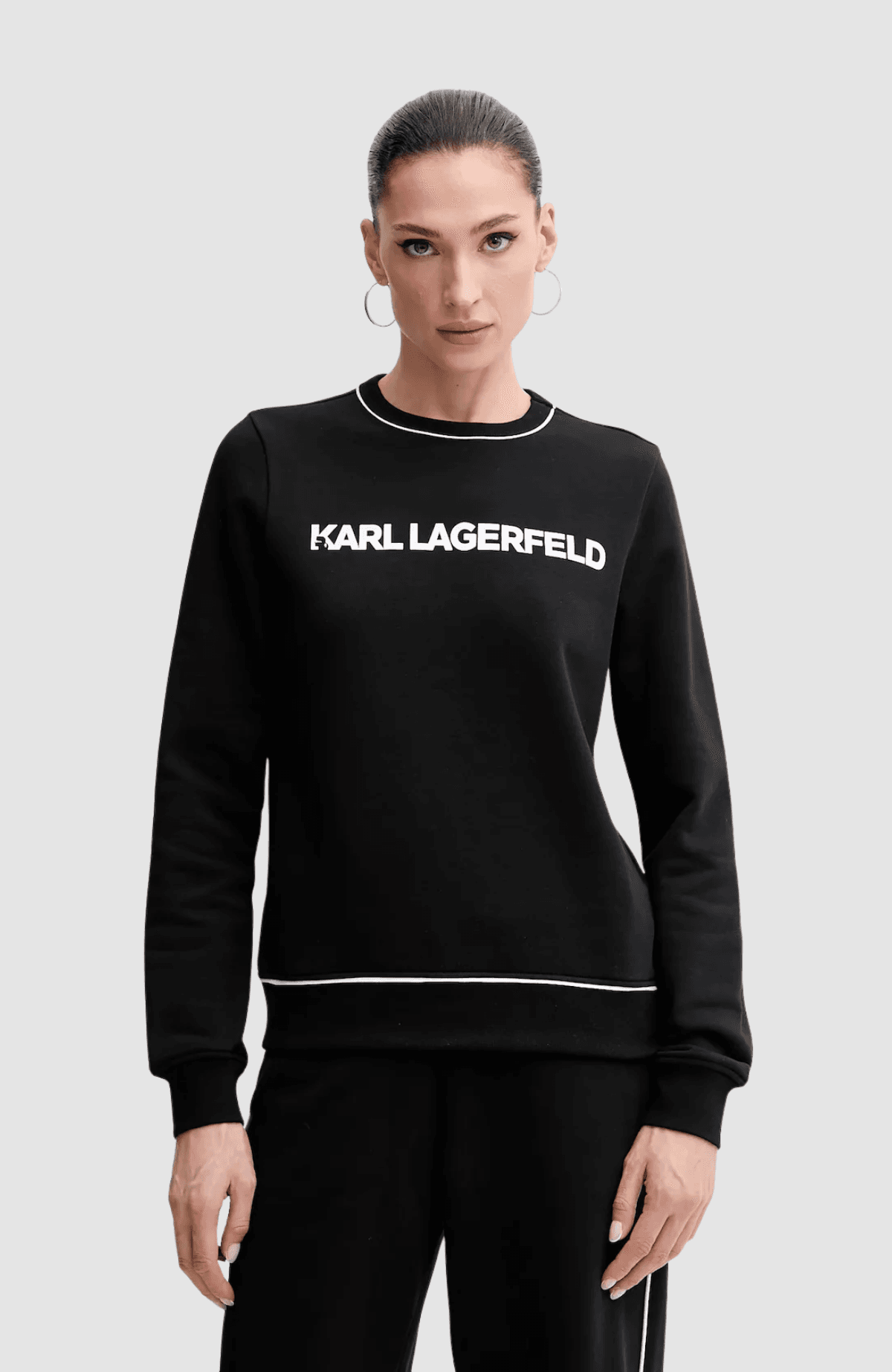 Logo Piping Sweatshirt