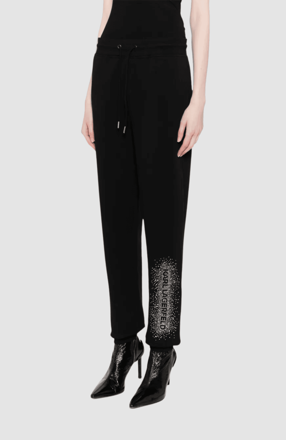 Logo Rhinestone Sweatpants