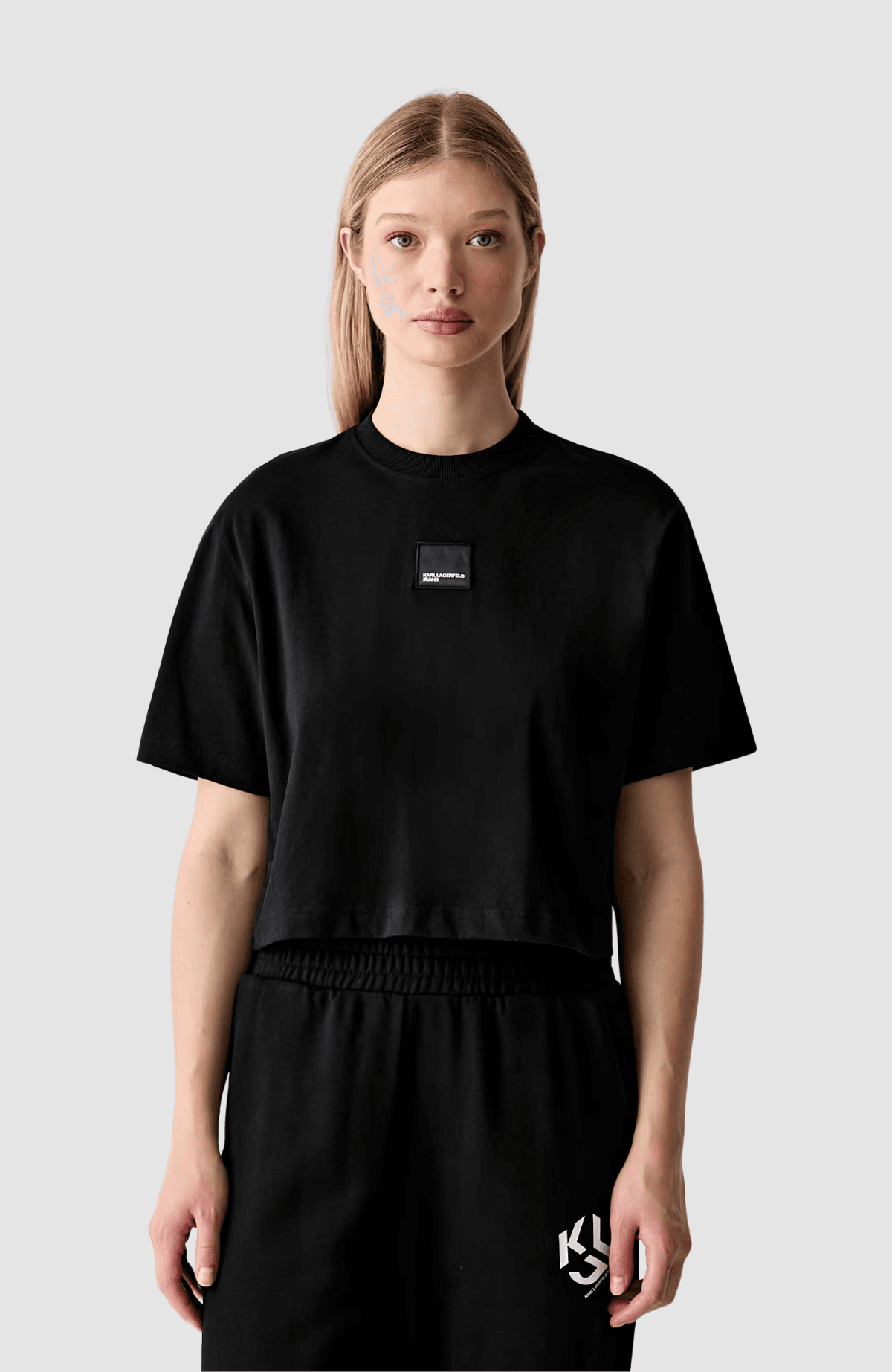 KLJ Reg Boxy Patch Tee