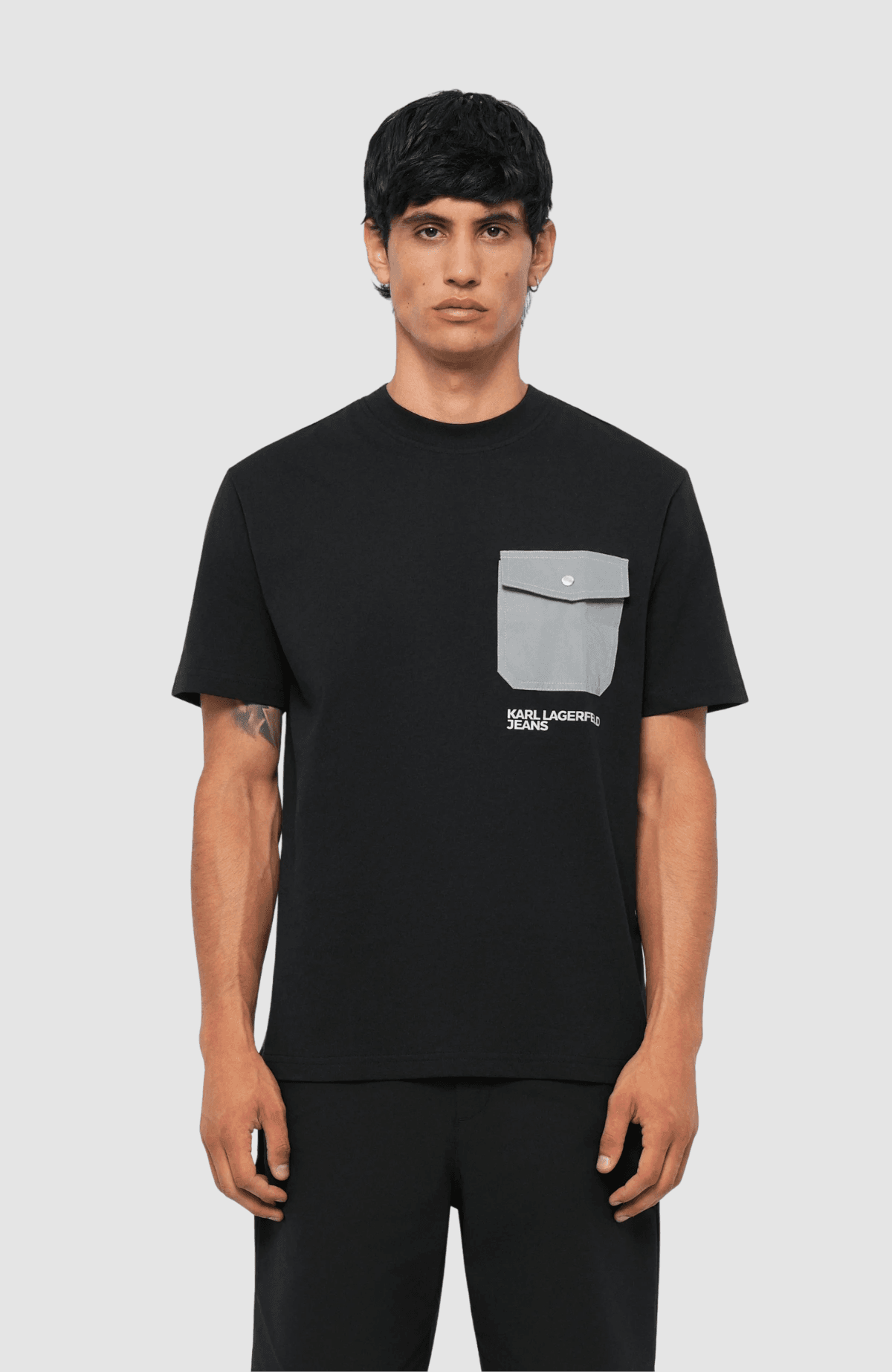 Klj Reg Mixed Material Tee