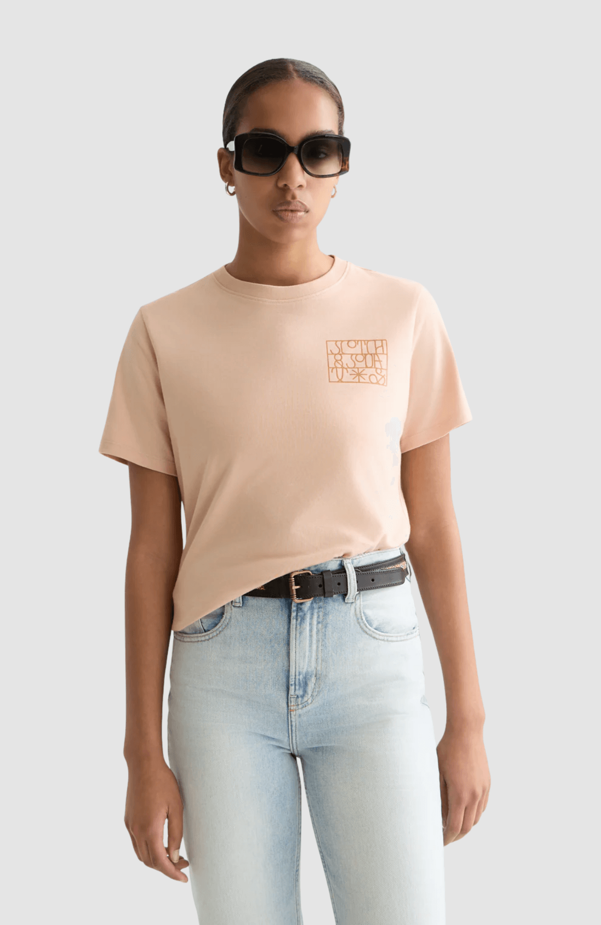 Small artwork regular-fit T-shirt