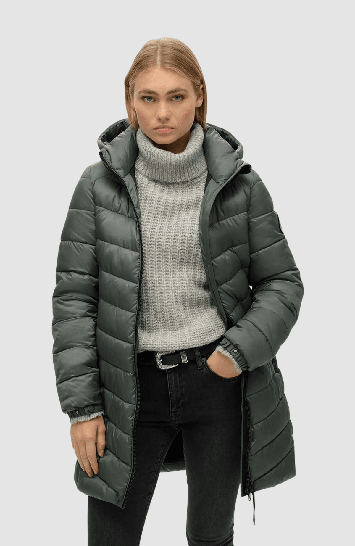 HOODED FUJI MID PADDED JACKET