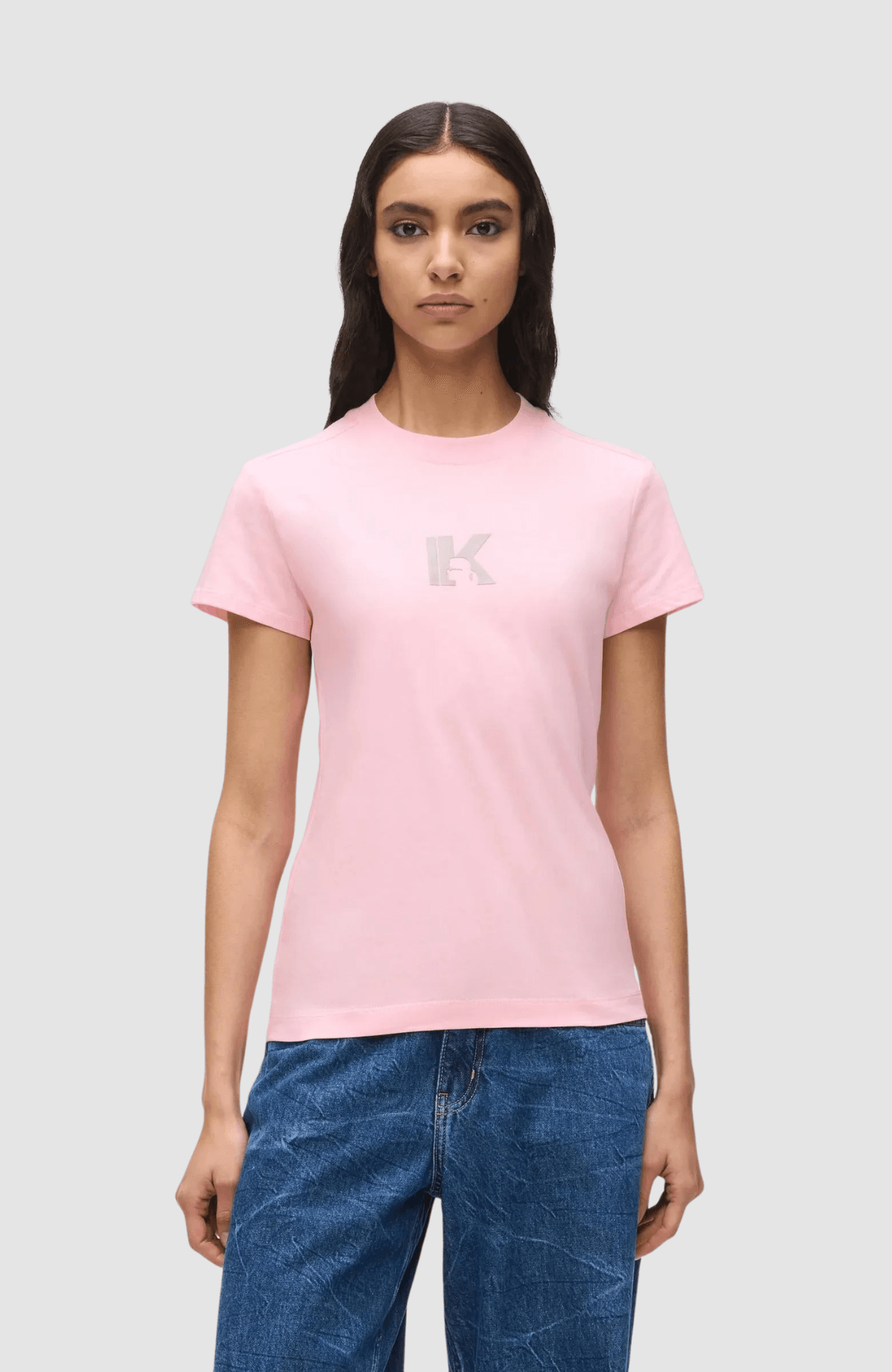 KLJ Slim Ss K Logo Tee