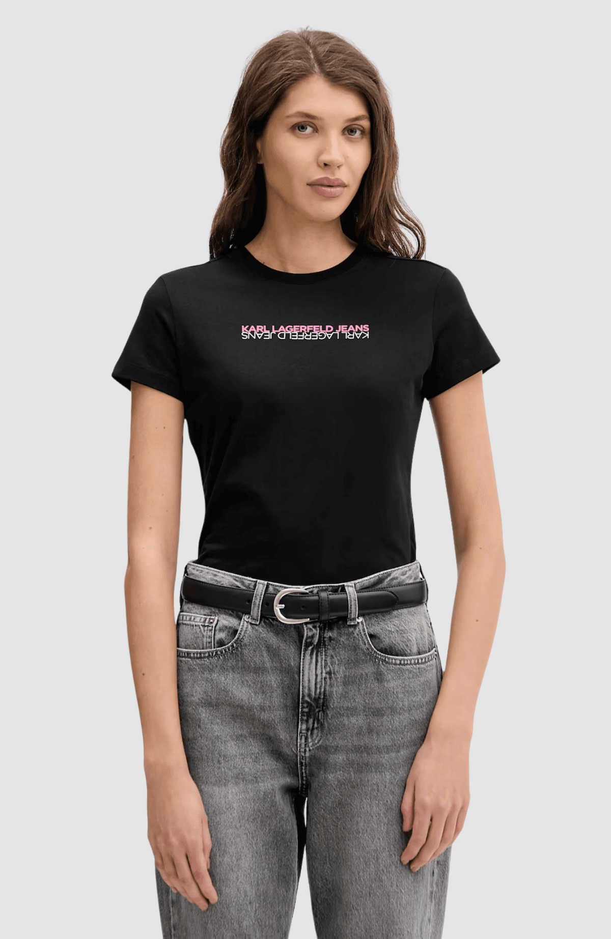 KLJ Slim Ss Reflection Tee