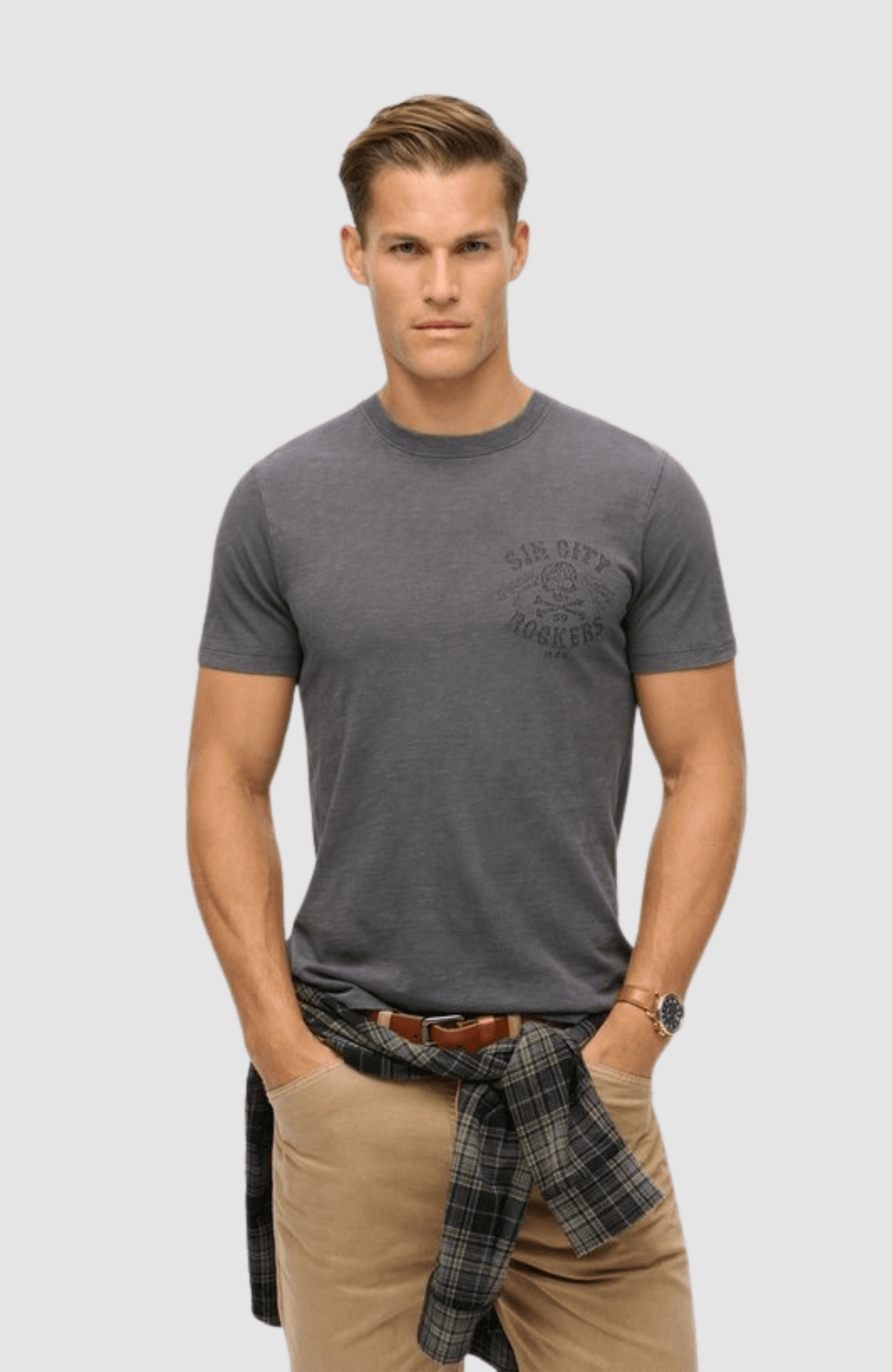 Retro Rocker Graphic T Shirt