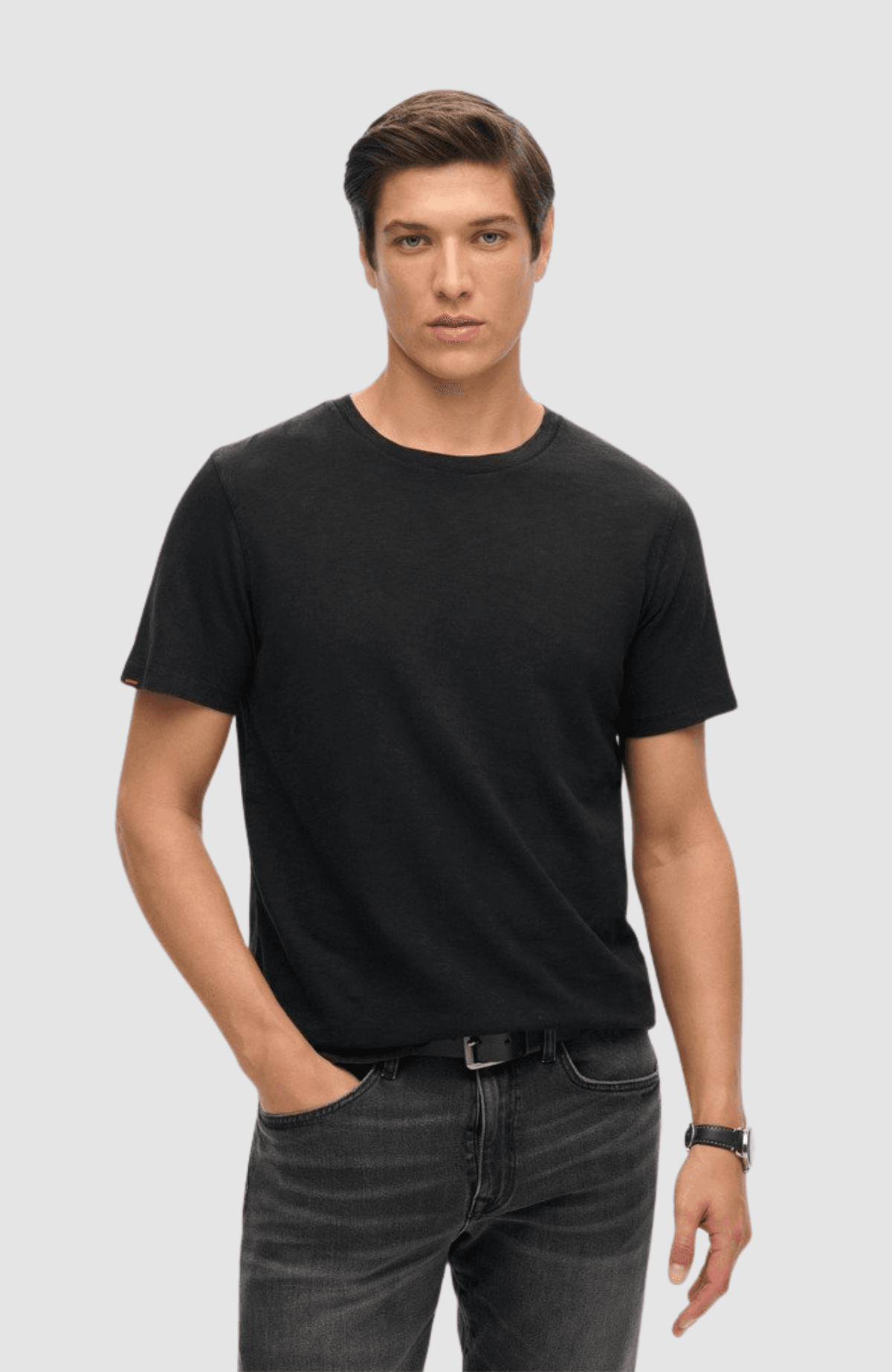 Crew Neck Slub Ss T-Shirt