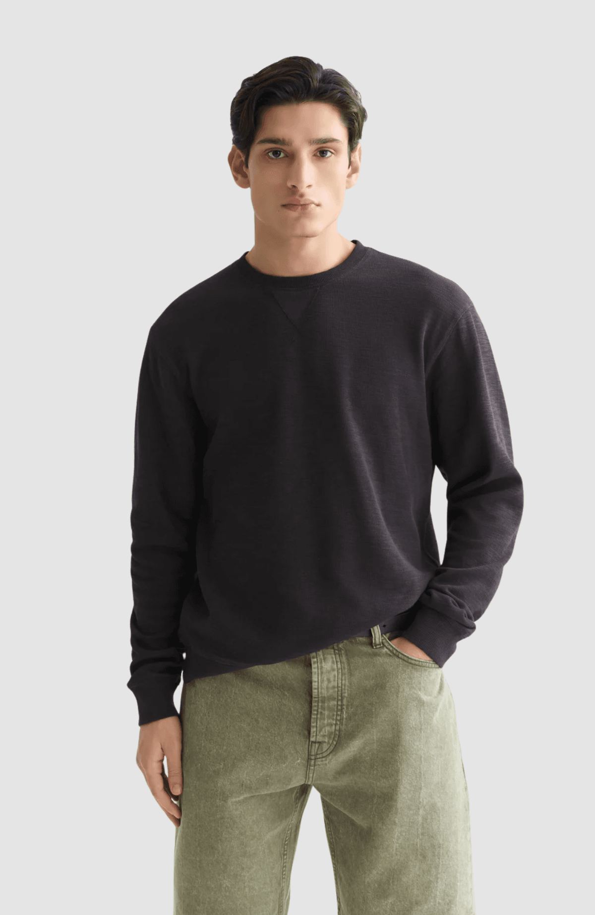 Garmentdyed regularfit sweatshirt