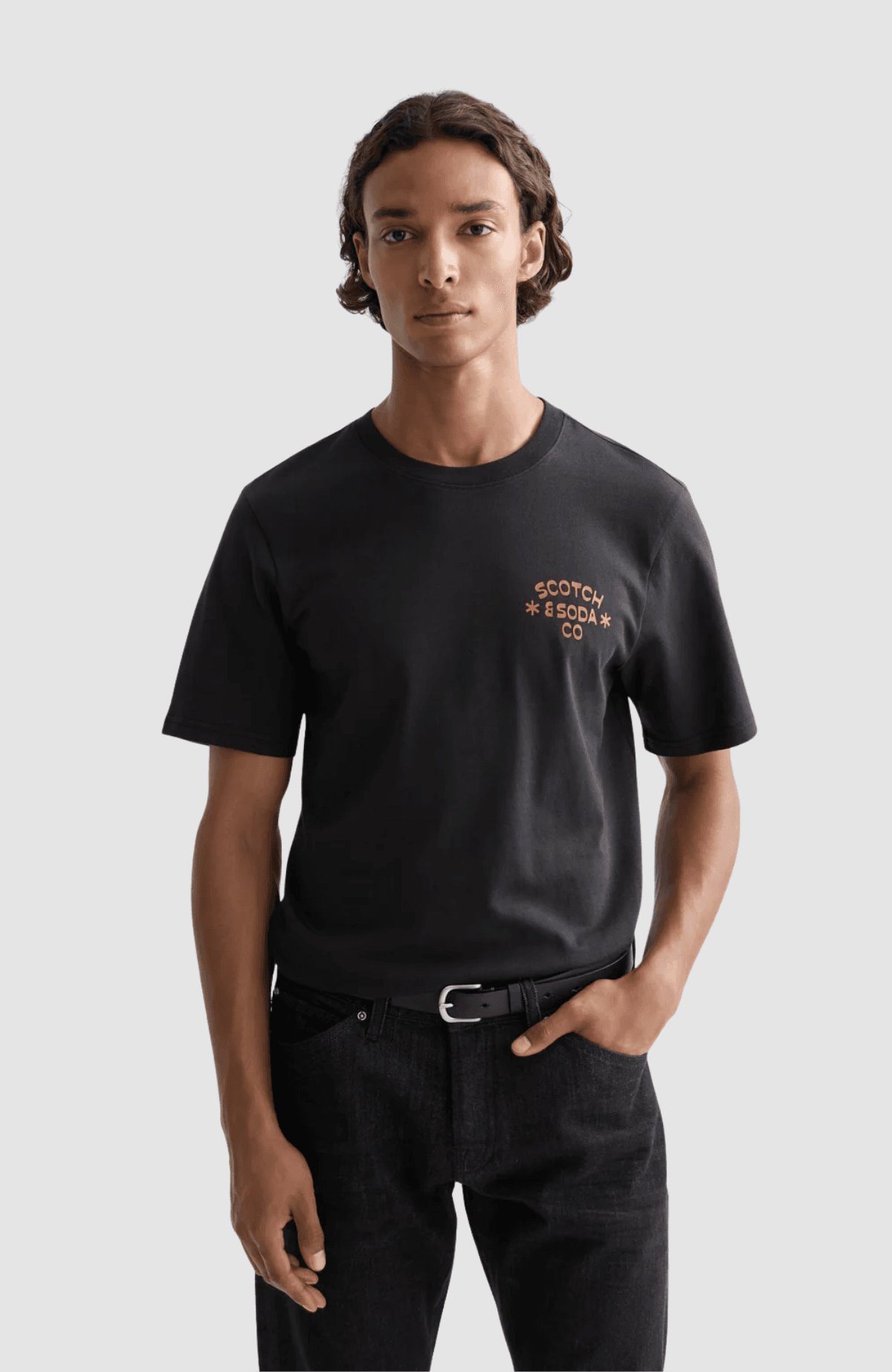 Chest artwork regular-fit T-shirt