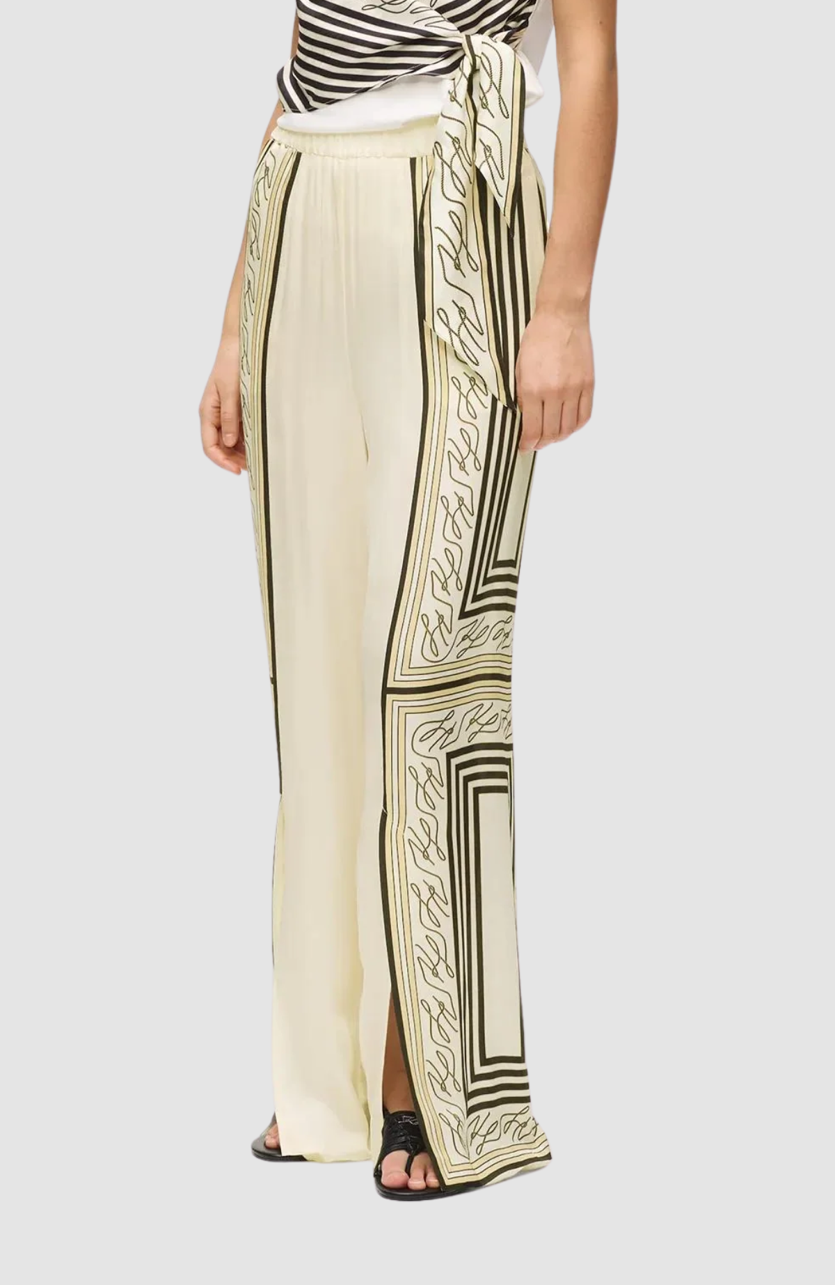 Scarf Print Pj Pants