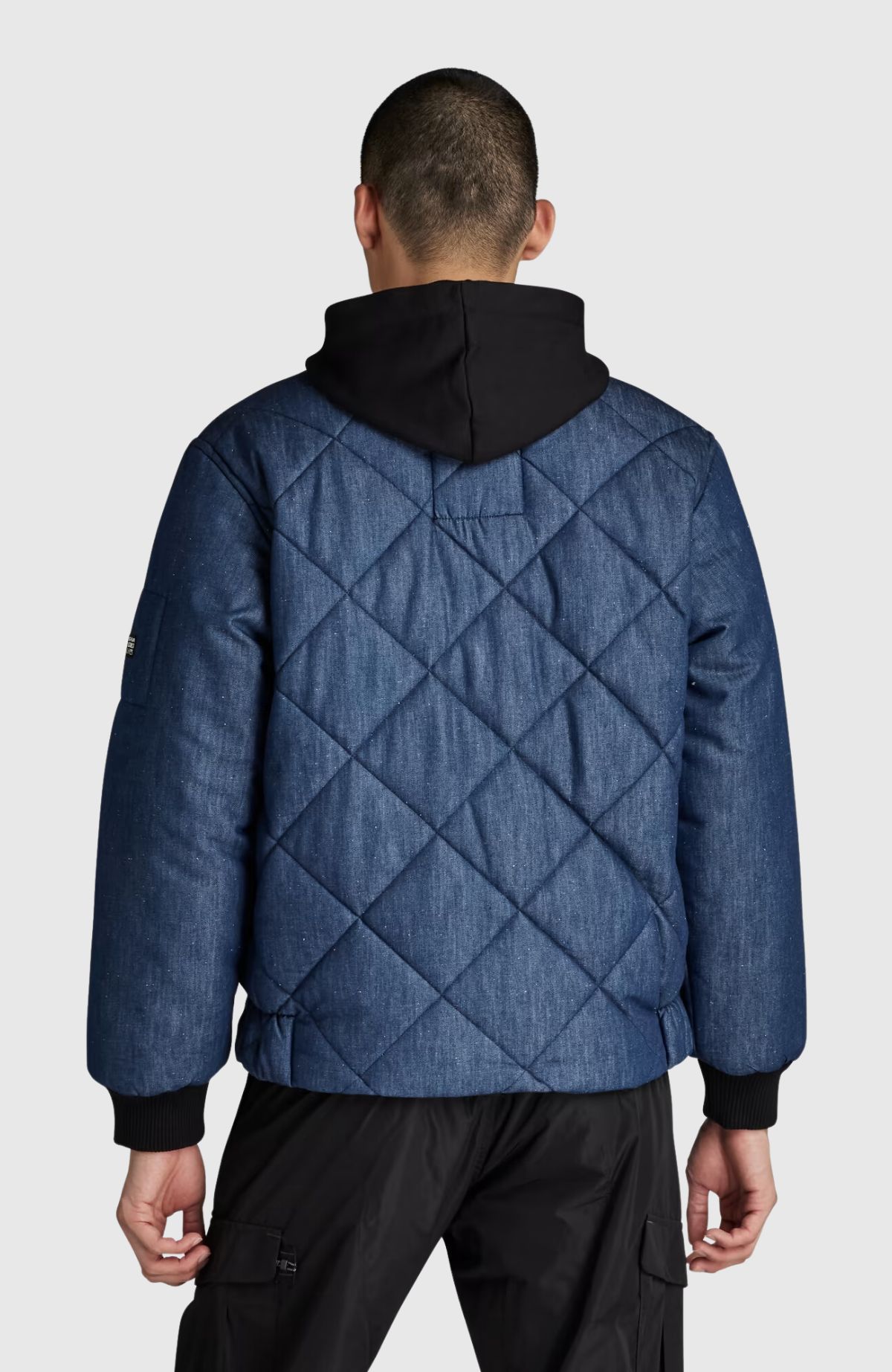 Padded Denim Bomber