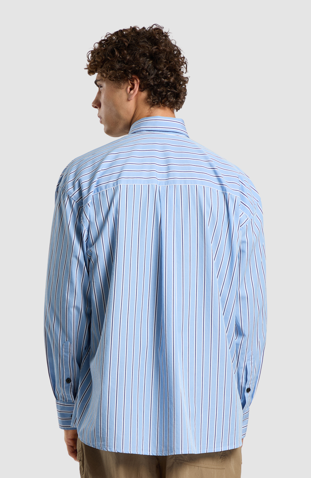 Palm Type Strip Over Shirt L/S