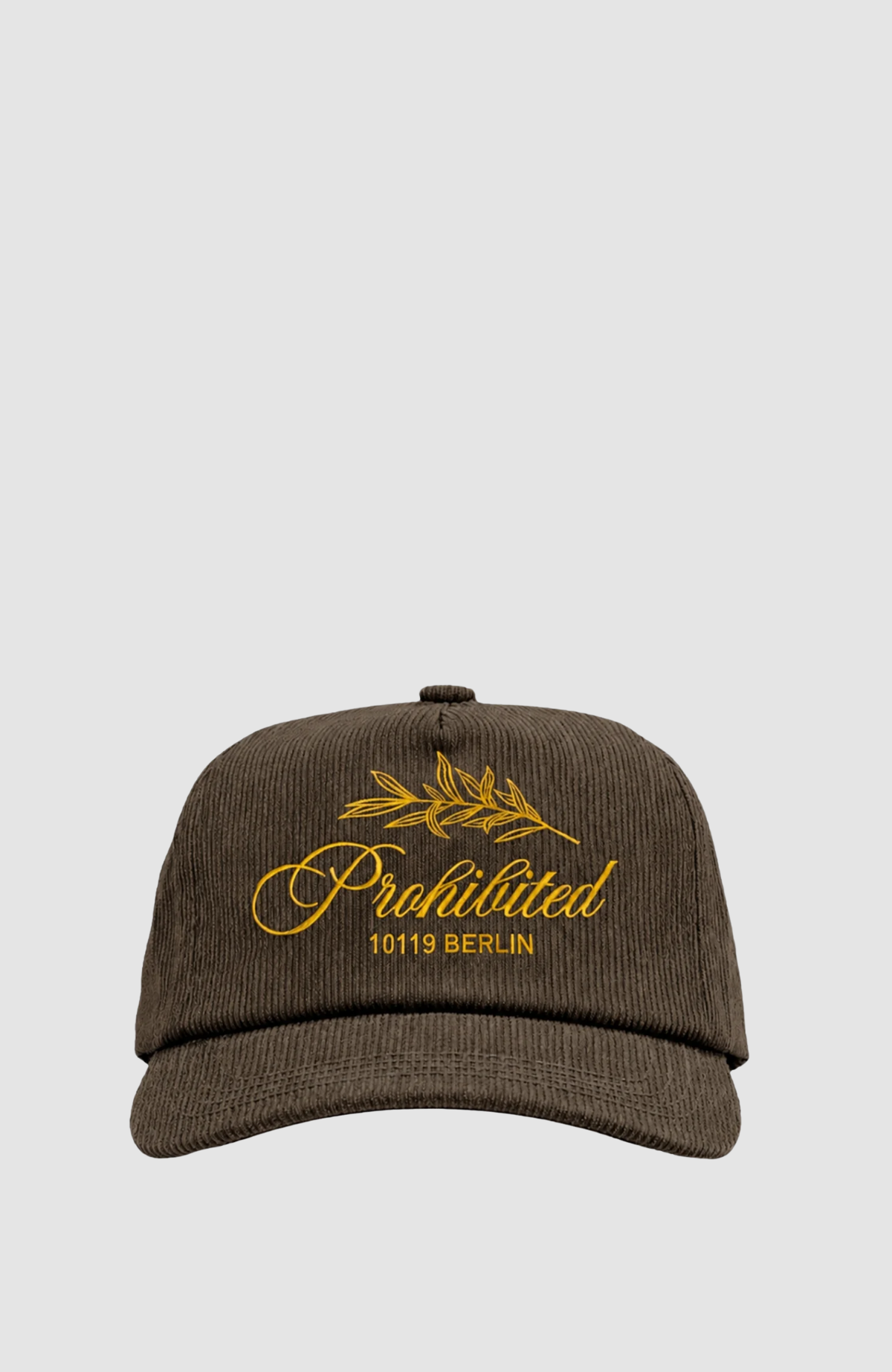Leaf Corduroy Cap
