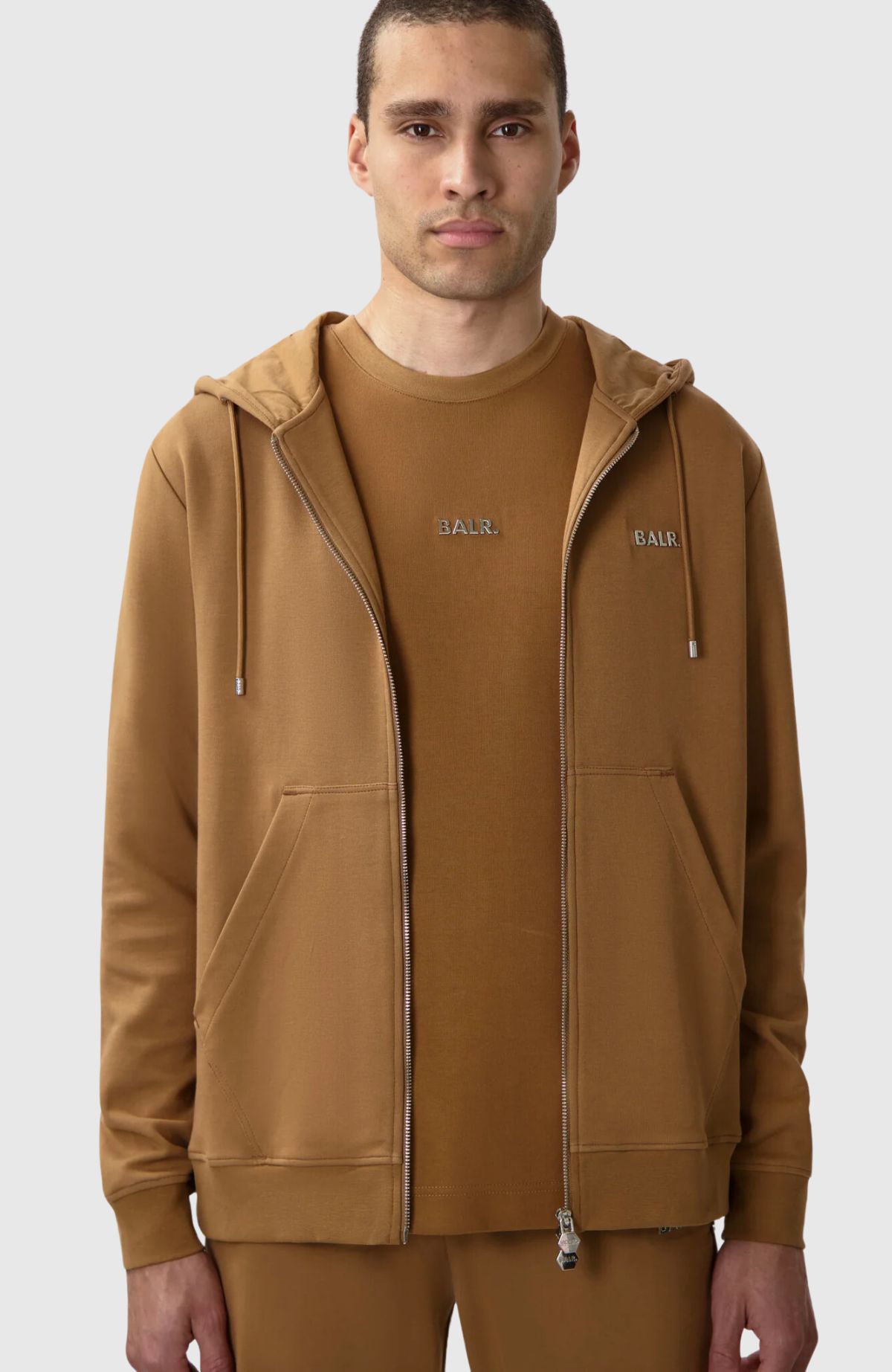 Q-Series Regular Fit Zip Through Hoodie