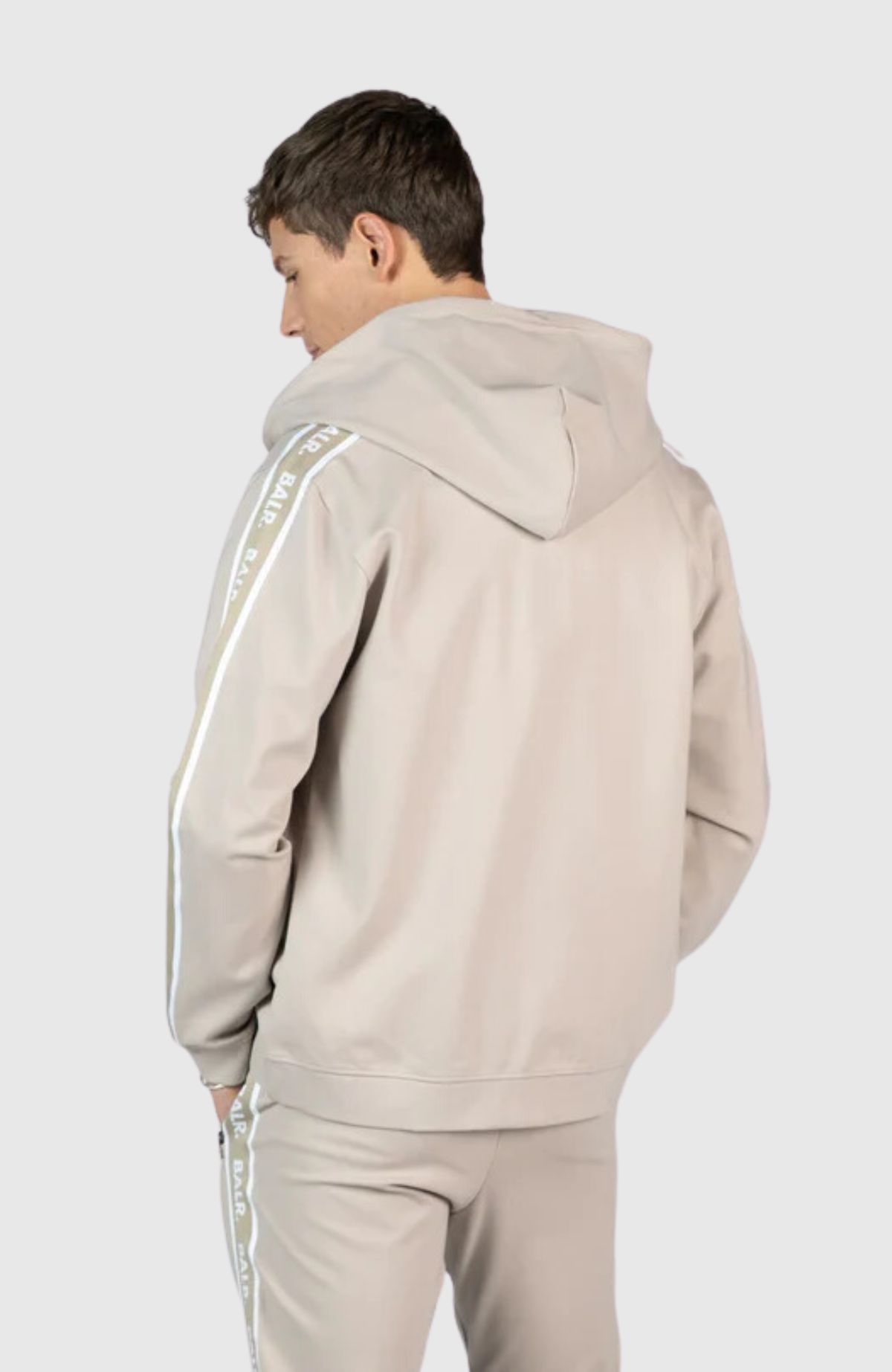 Q-Tape Regular Fit Zip Through Hoodie