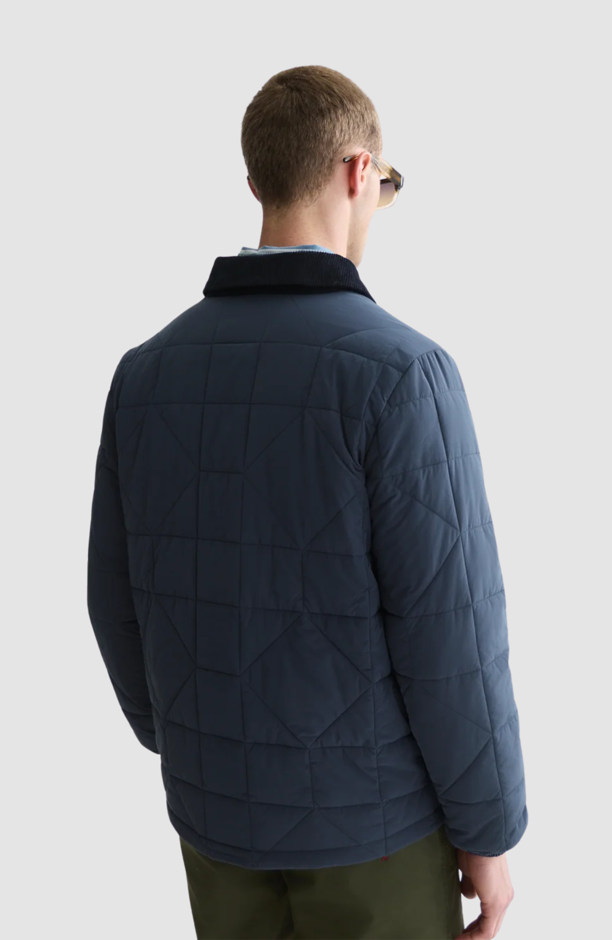 Quilted geo jacket