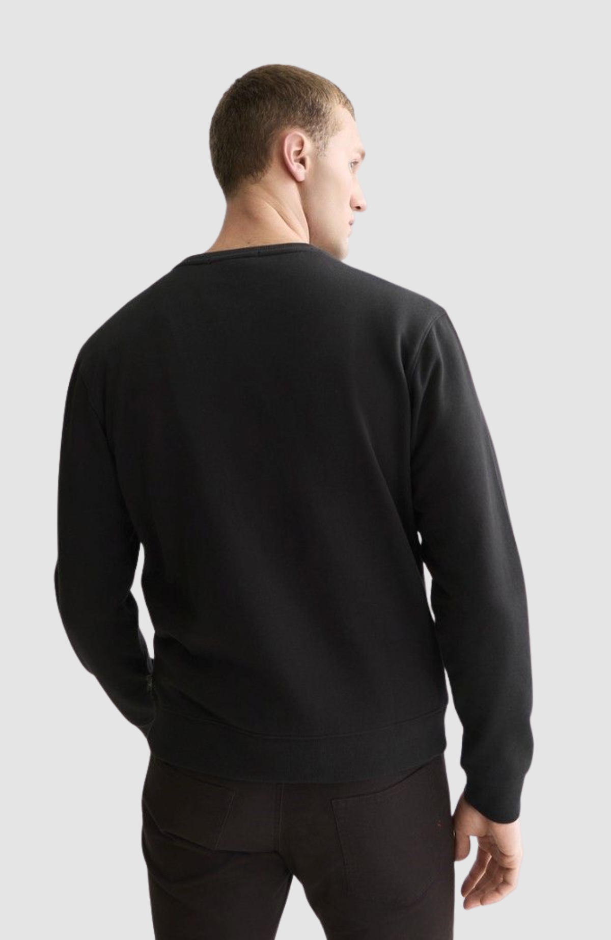Left chest artwork regular-fit sweatshirt
