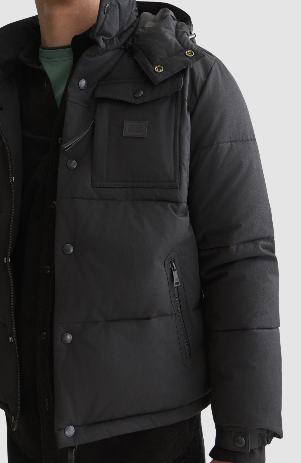 Hooded puffer jacket