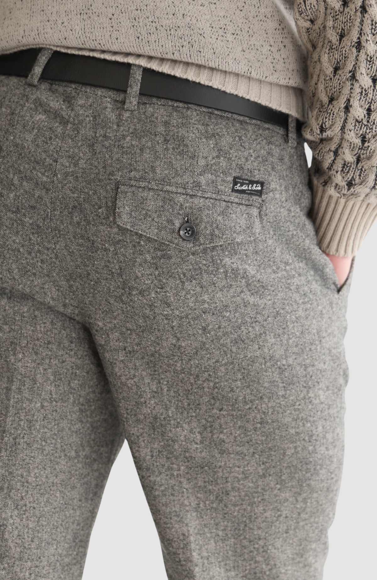 Otis wool-blend chino