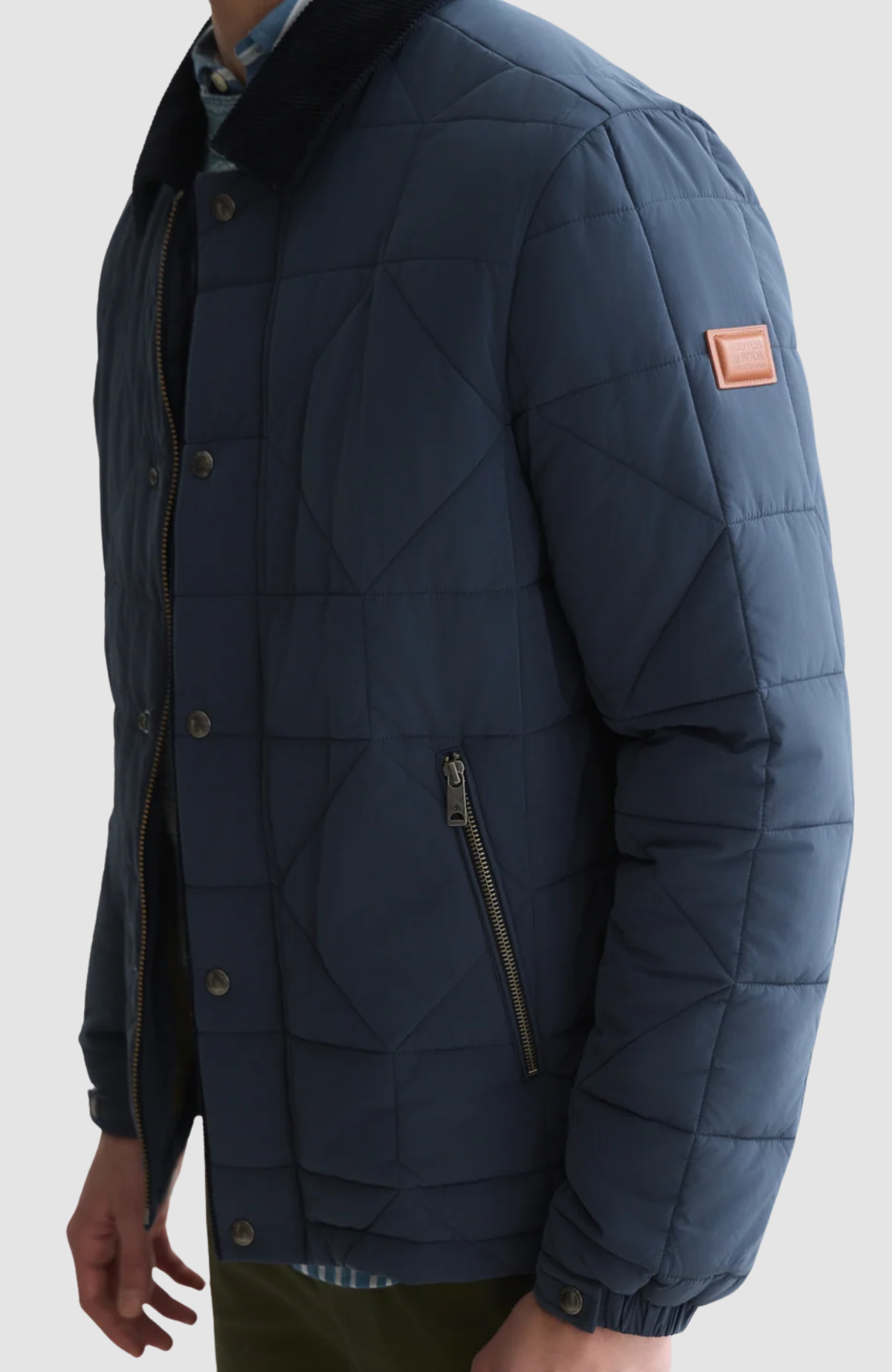 Quilted geo jacket