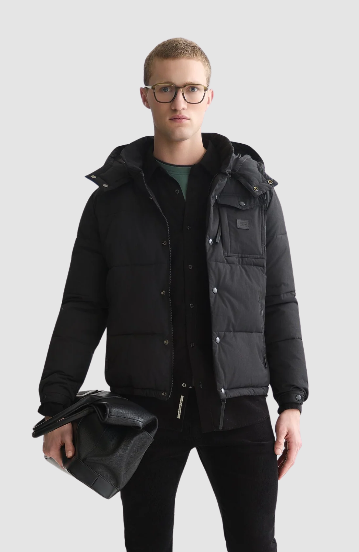 Hooded puffer jacket