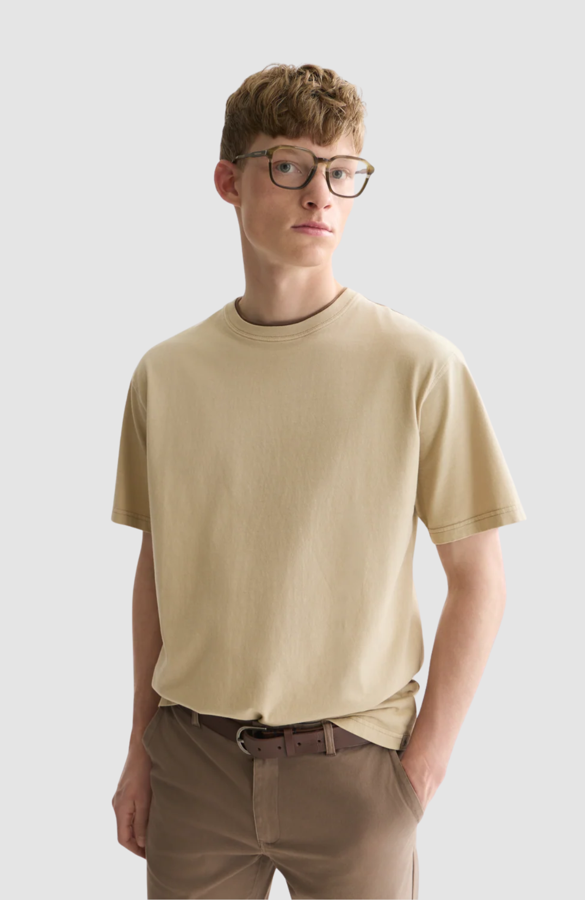 3 Crosses relaxed-fit garment-dyed T-shirt