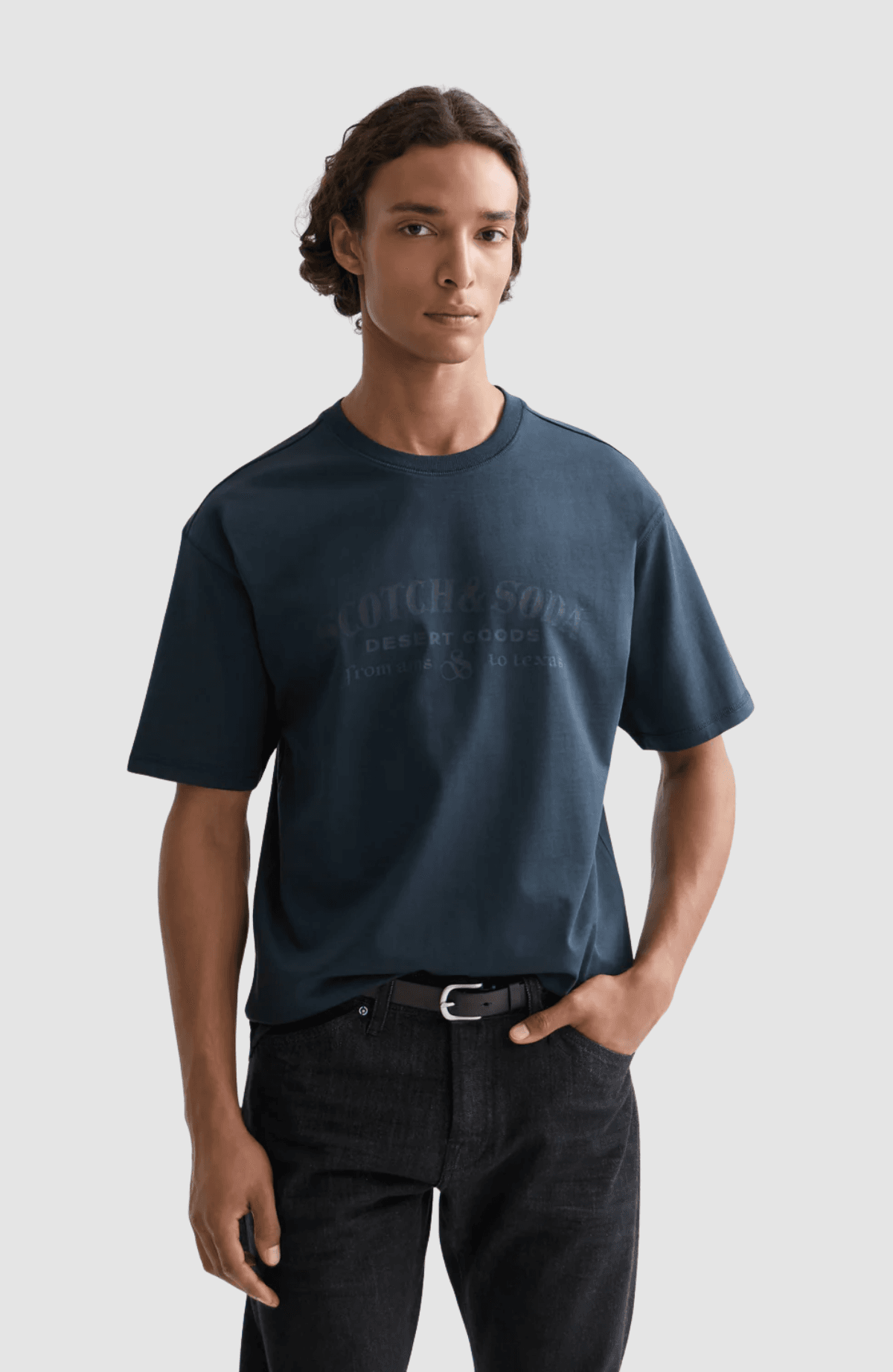 Front artwork relaxed-fit T-shirt