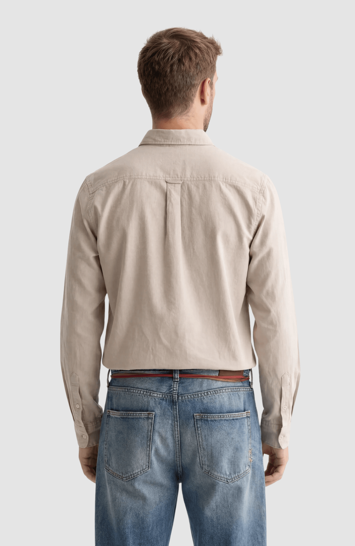 Seasonal core solid oxford regular-fit shirt