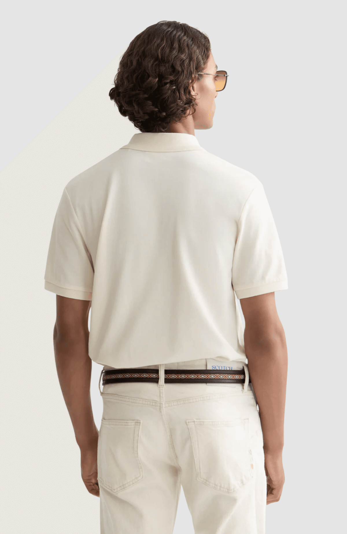 Seasonal core pique chest logo polo