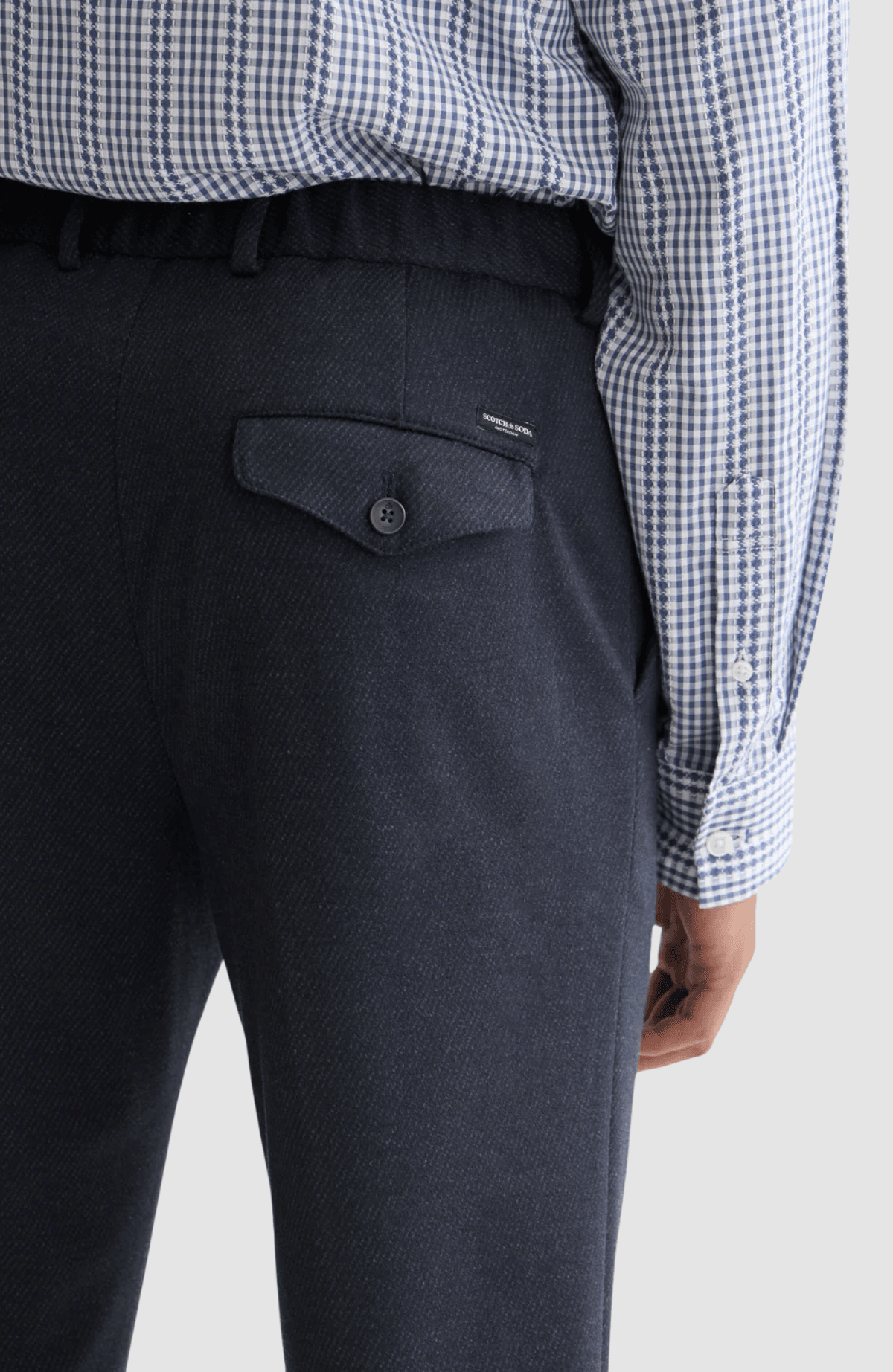 Finch tailored jersey  yarn-dyed tapered jogger