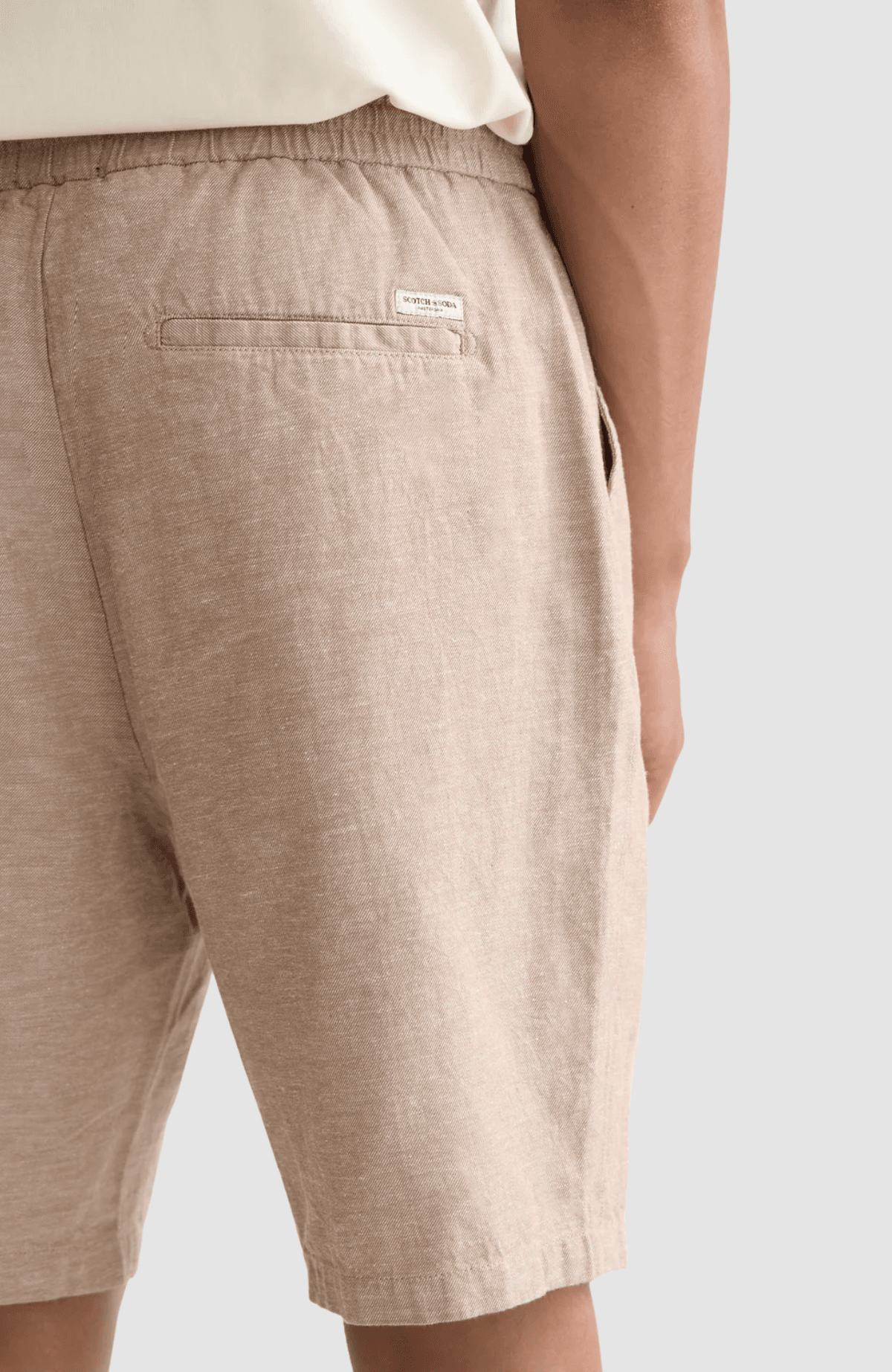 Seasonal core Fave cotton linen regular-fit chino shorts