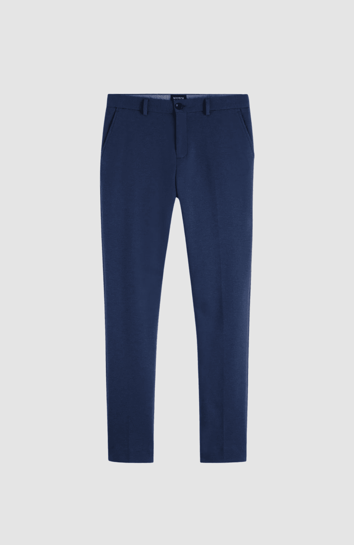 Seasonal core Mott tailored cotton blend jersey chino