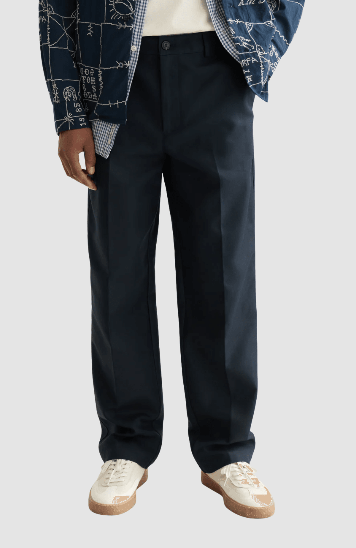 Otis cotton-twill relaxed straight-fit chino